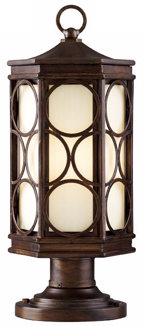 Moonscape Collection 22" High Outdoor Post Light Fixture