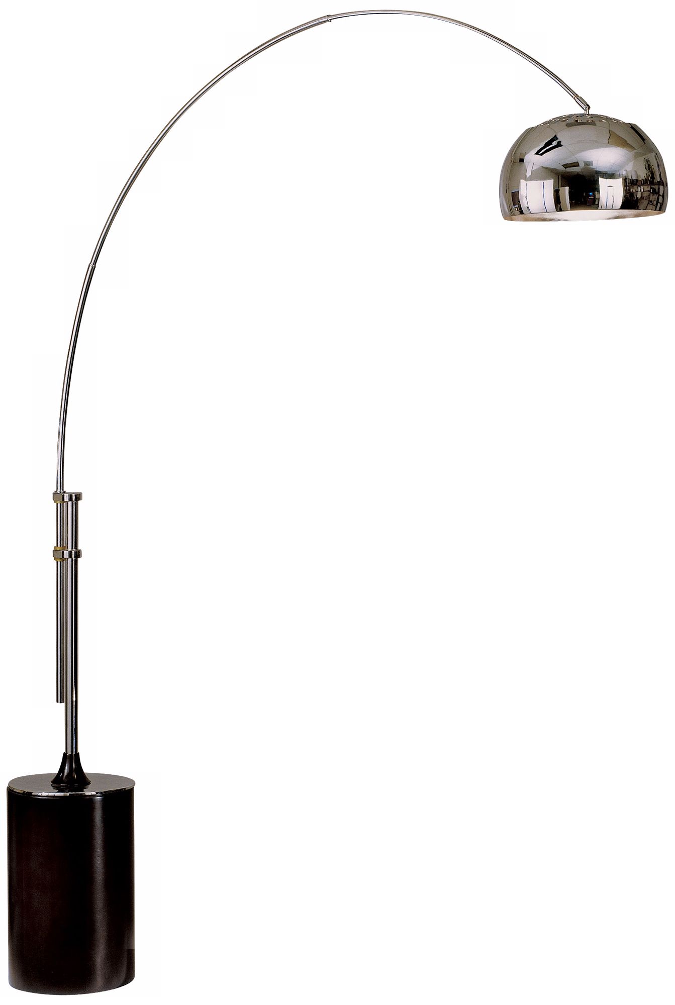 Nova Chrome Arc Adjustable Floor Lamp