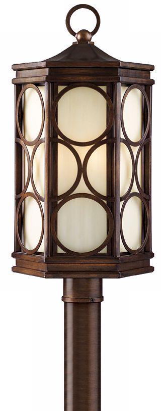 Moonscape Collection 26" High Outdoor Post Light Fixture