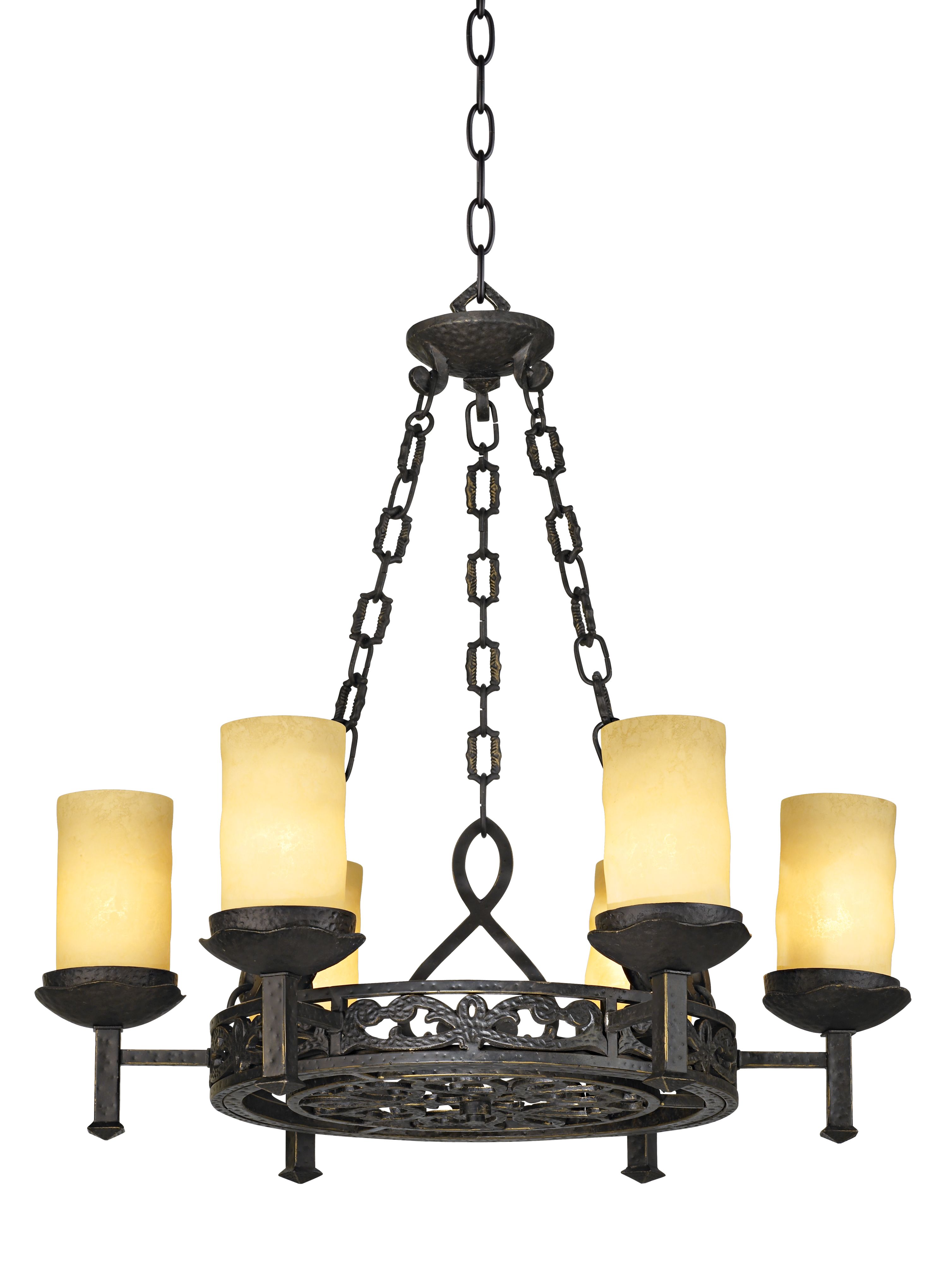 La Parra Collection 28" Wide Six Light Chandelier