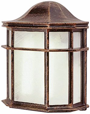 Rust Finish Wet Location 9 3/4" High CFL Outdoor Wall Light