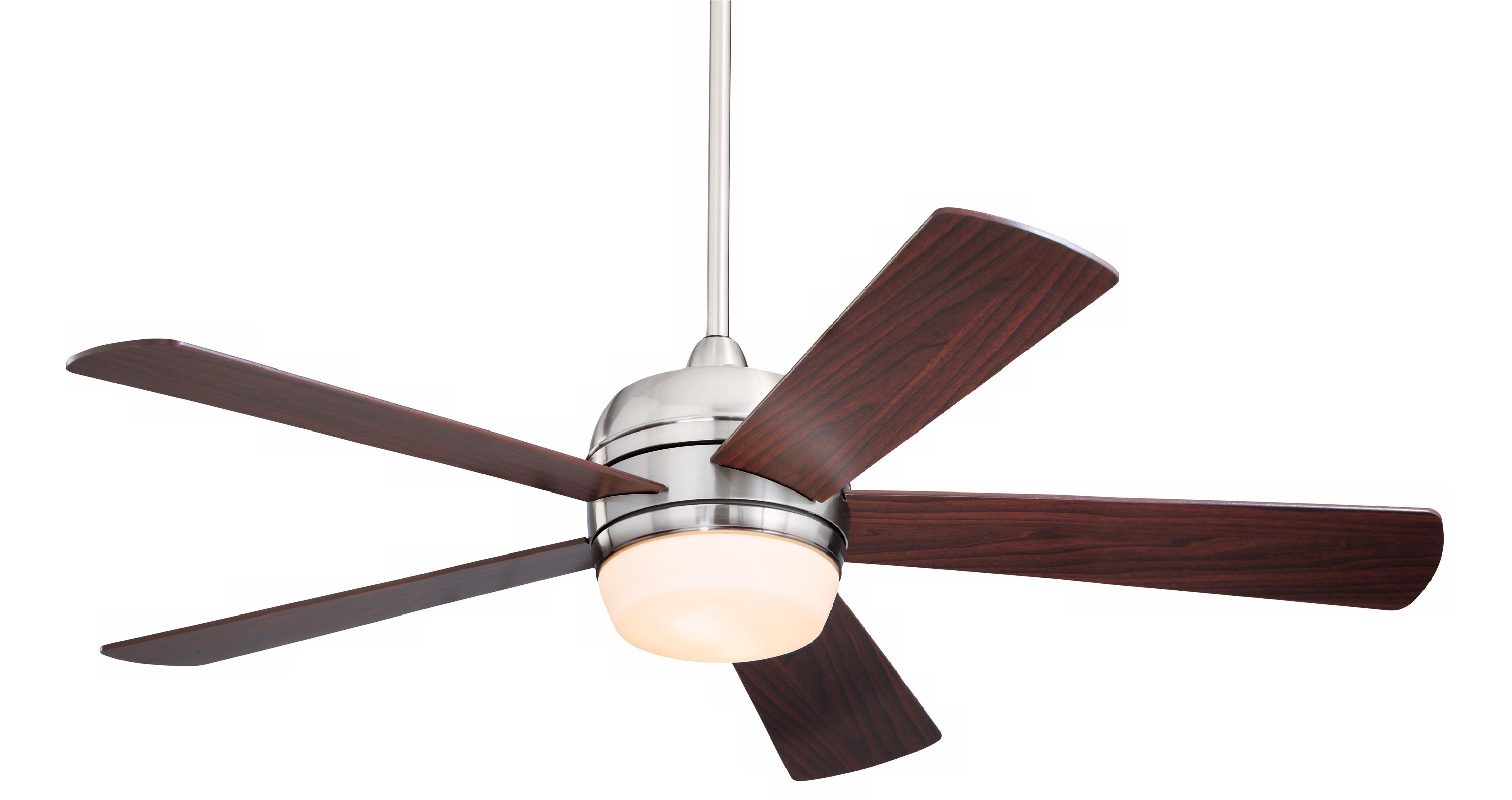 52" Emerson Atomical Brushed Steel Ceiling Fan