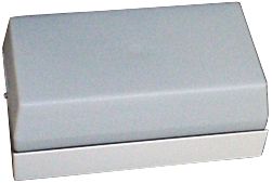 White Fluorescent Rectangular Outdoor Wall Light