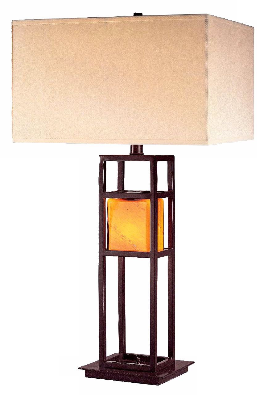 George Kovacs Bronze Tower Table Lamp