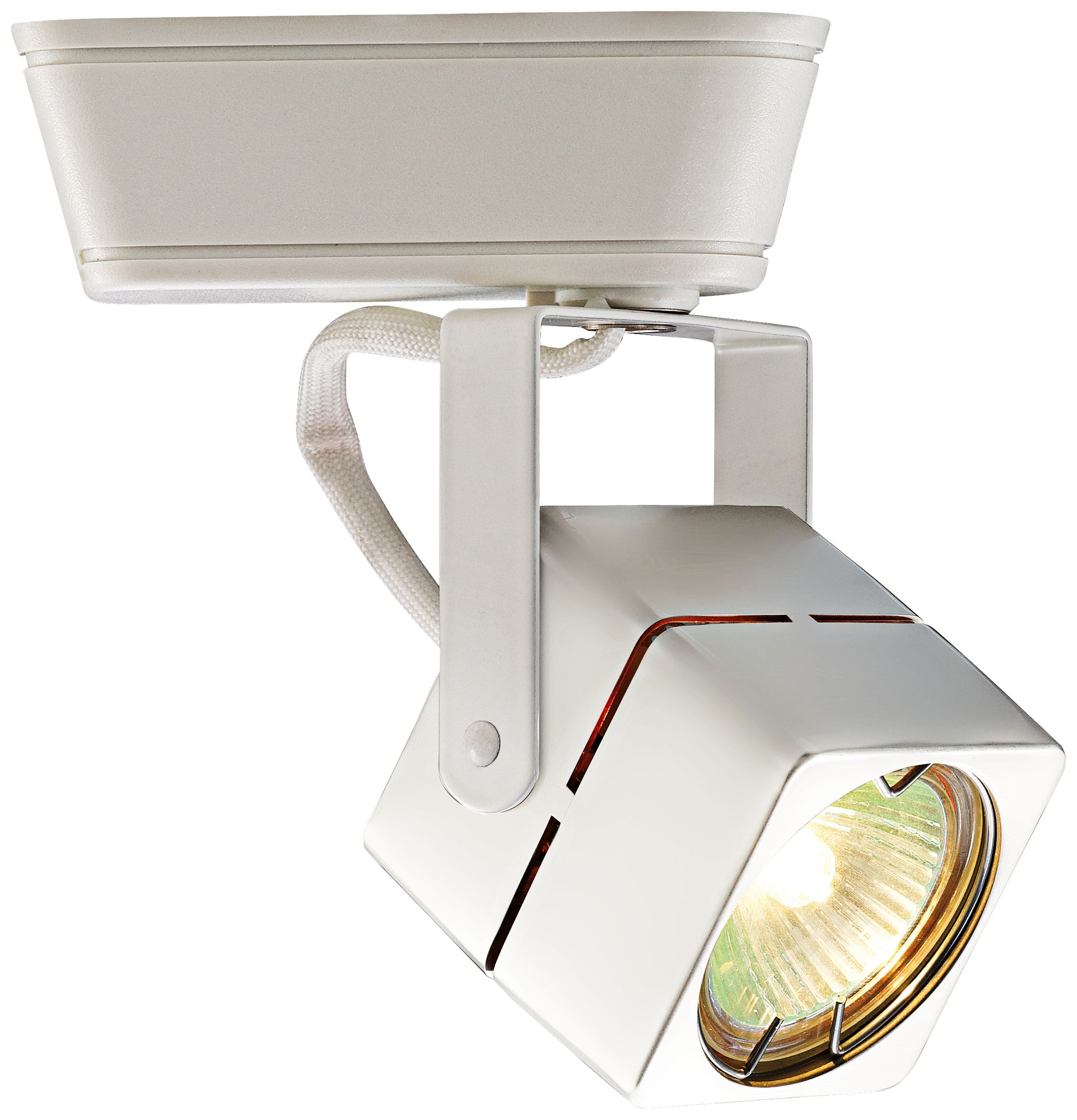 WAC MR16 Halogen Cube White Track Head for Juno Track System