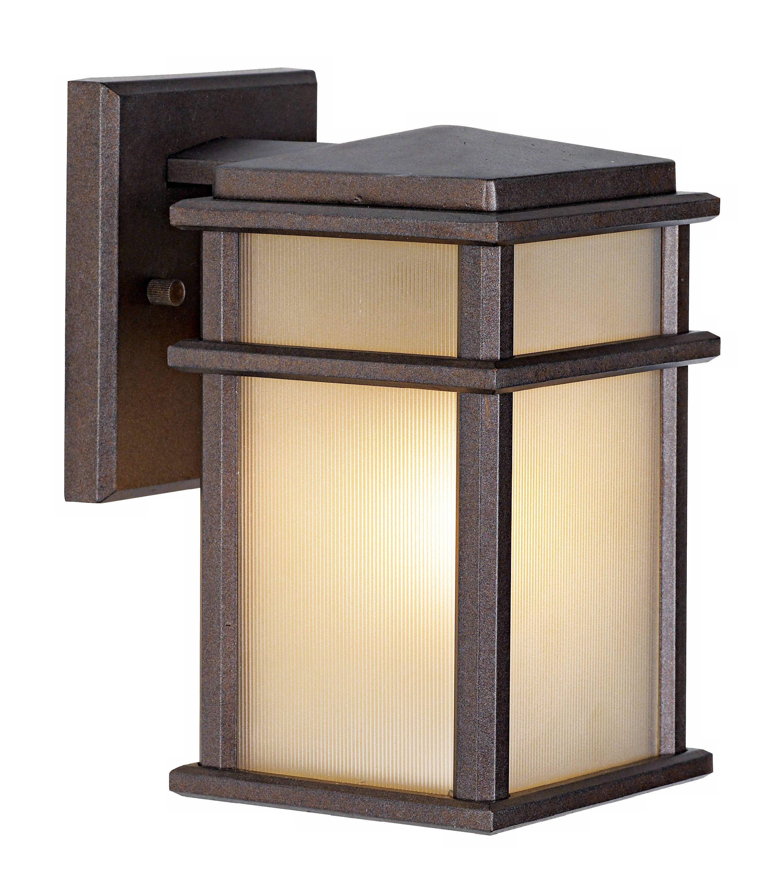 Mission Lodge Collection Bronze Wall Mount 9" High Lantern