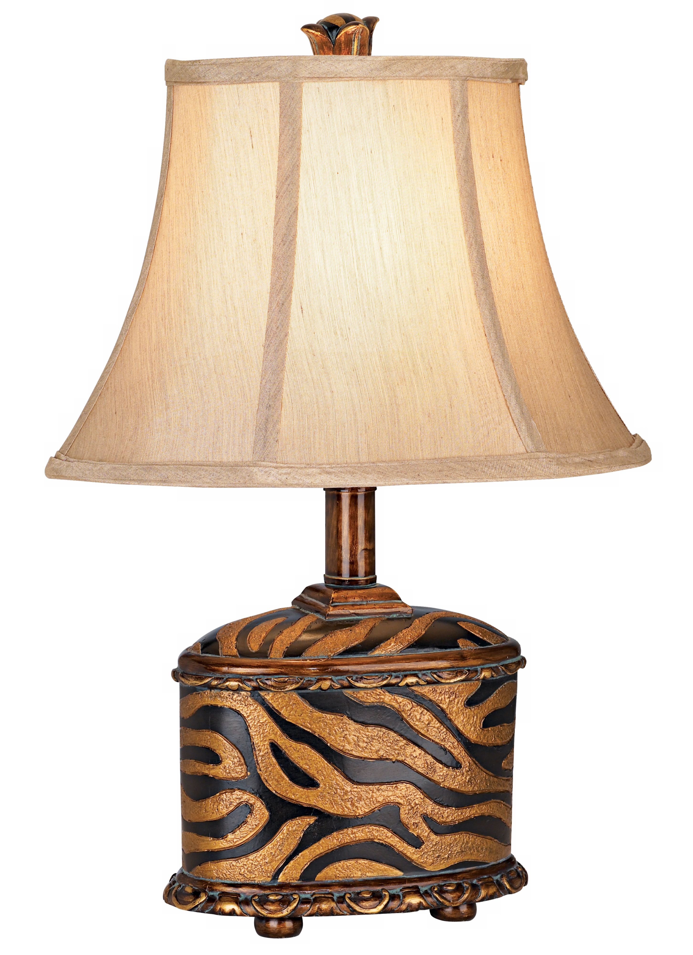 Animal Print Canister Accent Lamp