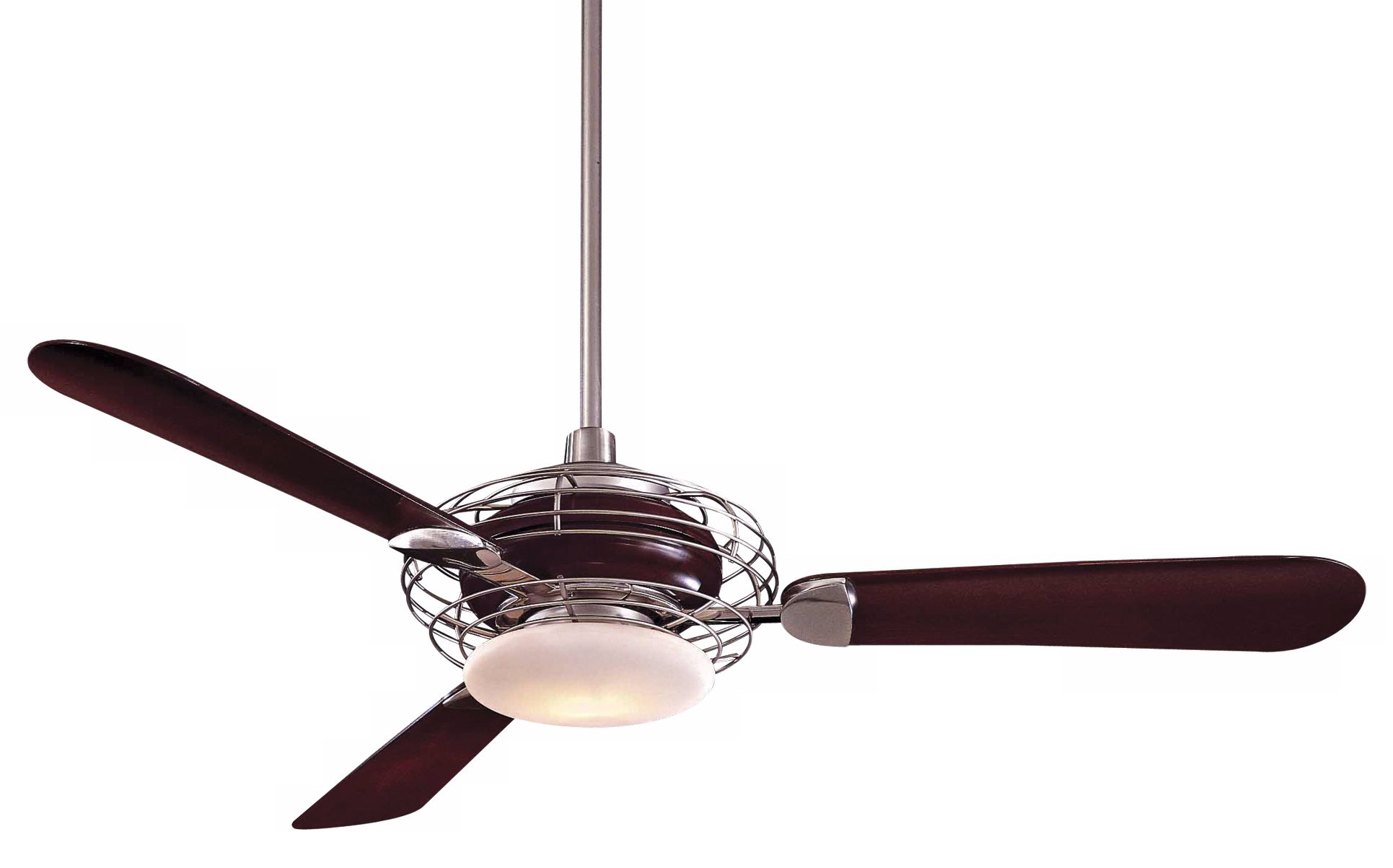 52" Minka Aire Acero Brushed Steel Finish Ceiling Fan