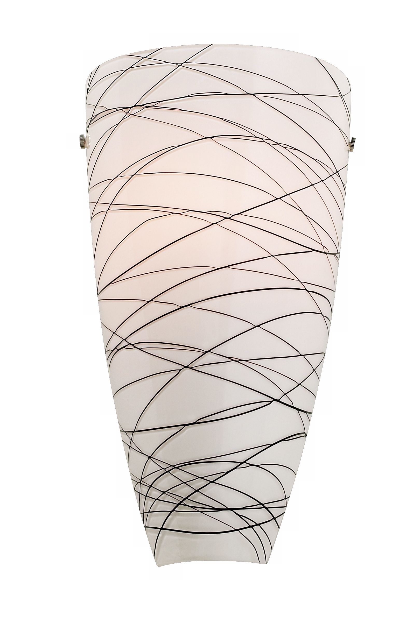 Art Glass 13 1/4" High Pocket Wall Sconce