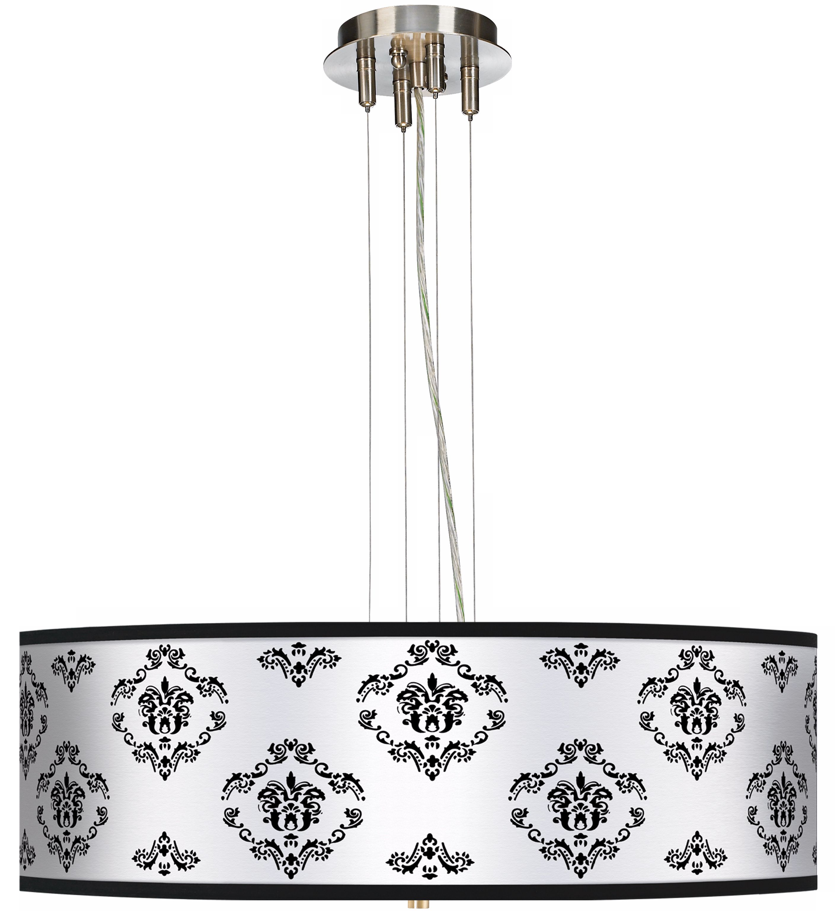 French Crest 24" Wide 4-Light Pendant Chandelier