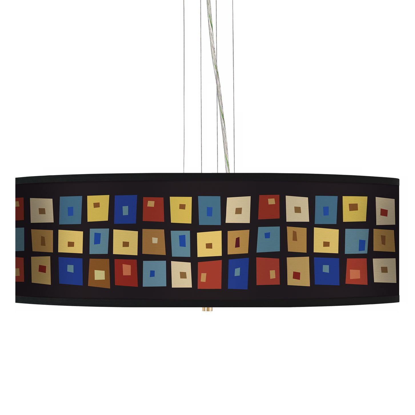 Palette Squares 24" Wide 4-Light Pendant Chandelier