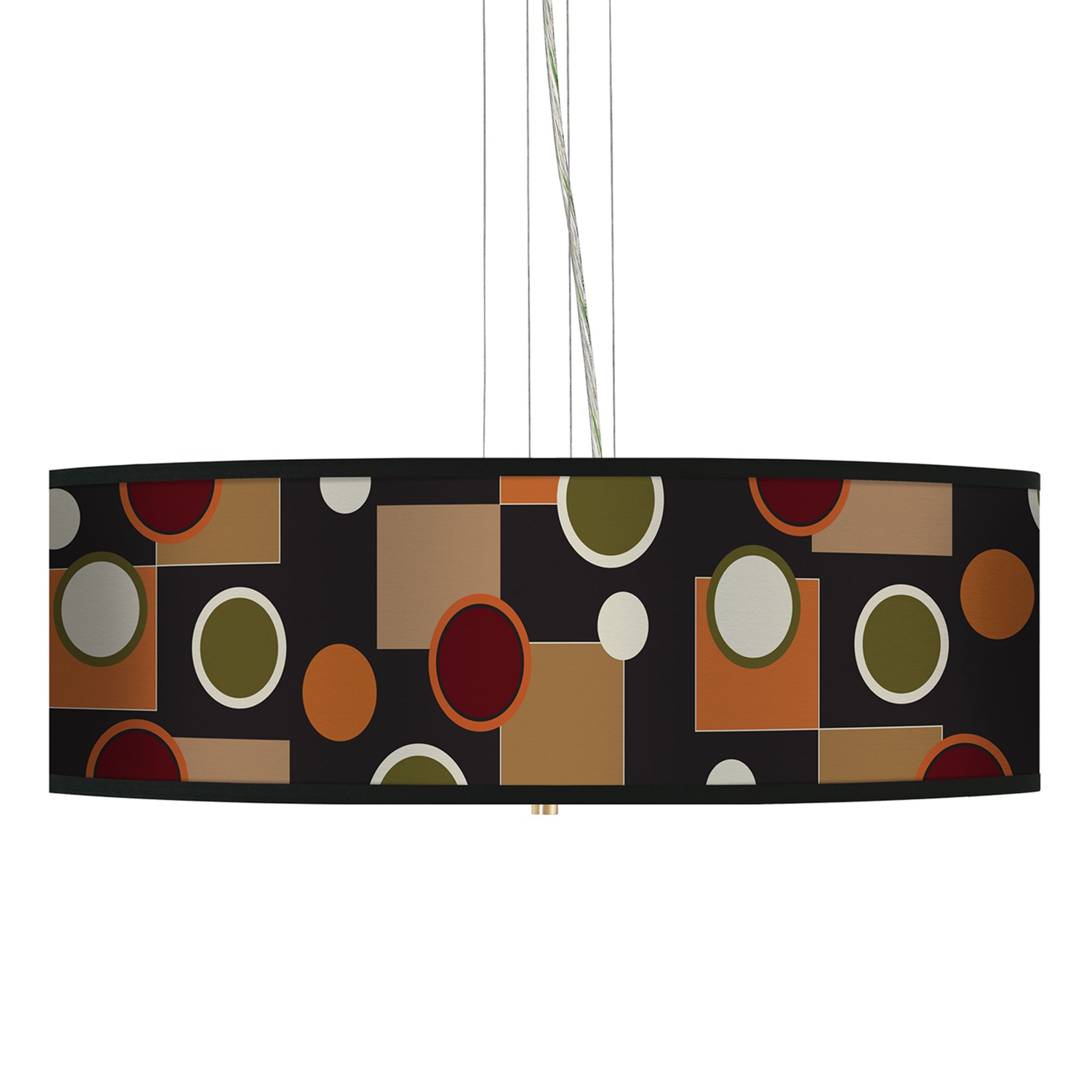 Retro Medley 24" Wide 4-Light Pendant Chandelier