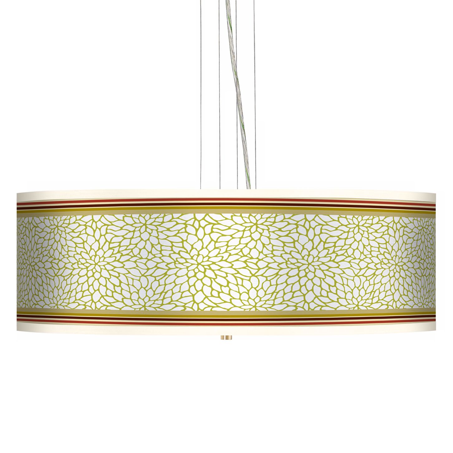 Stacy Garcia Lemongrass Dahlia 24" Wide 4-Light Pendant