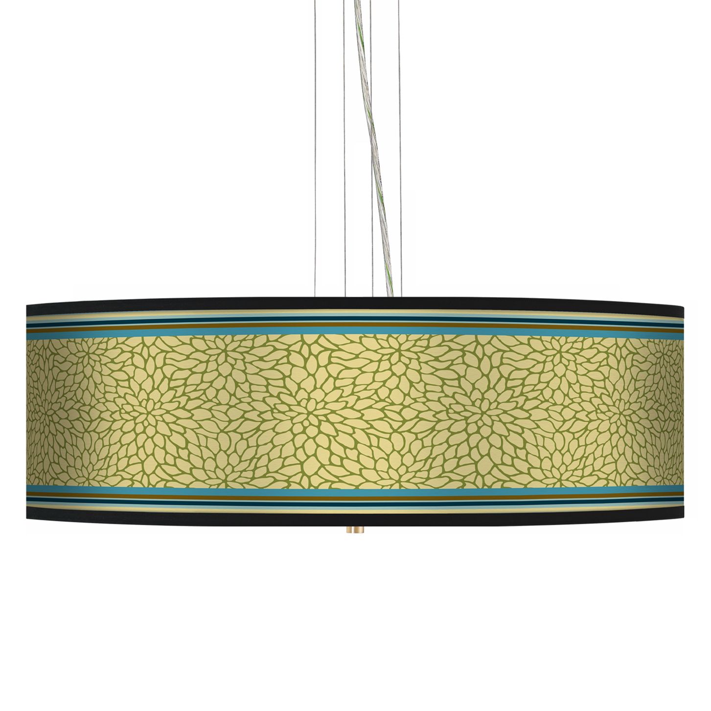 Stacy Garcia Kiwi Tini Dahlia 24" Wide 4-Light Pendant