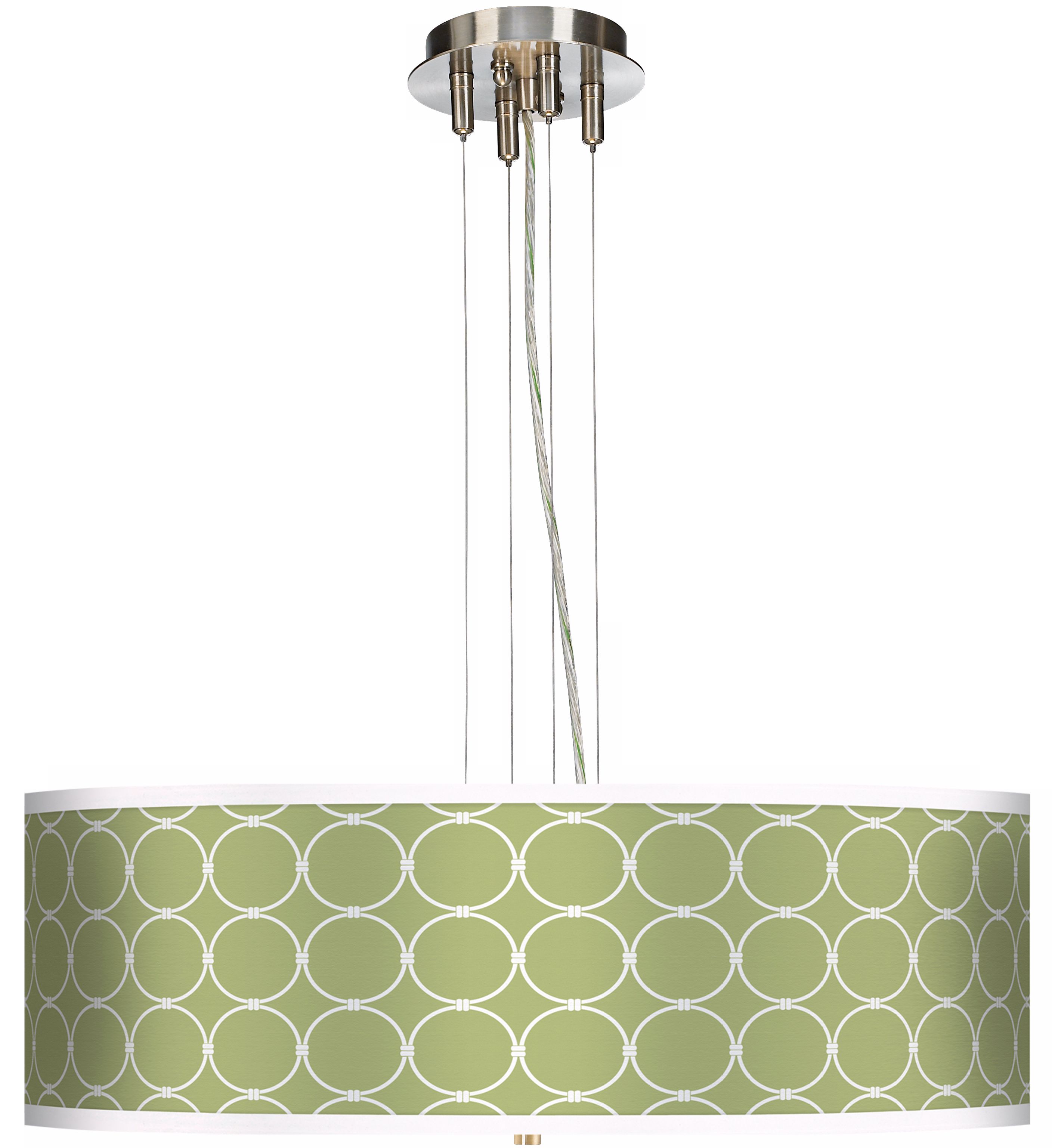 Spring Interlace 24" Wide 4-Light Pendant Chandelier