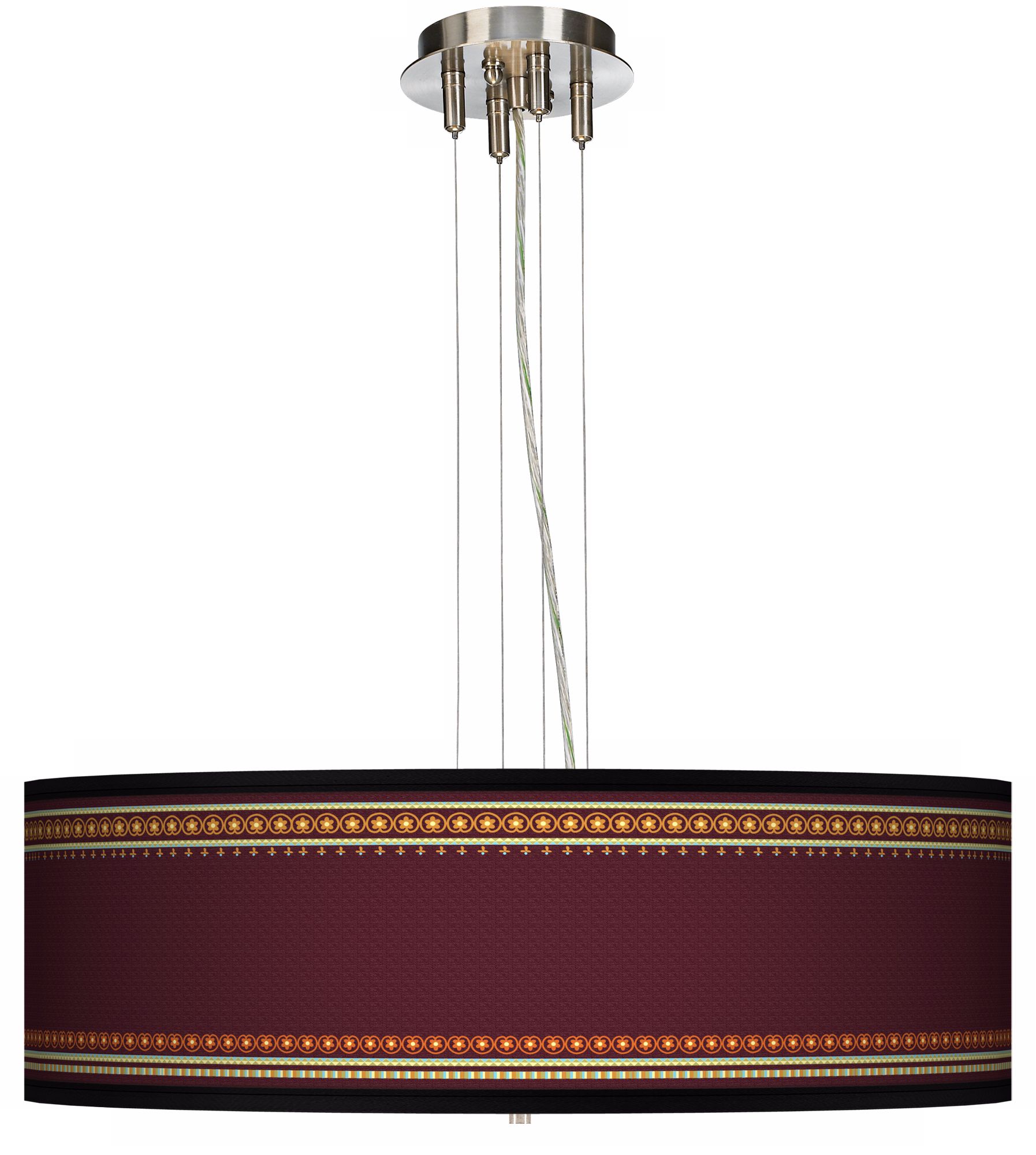 Stacy Garcia Ebro Garnet 24" Wide 4-Light Pendant Light
