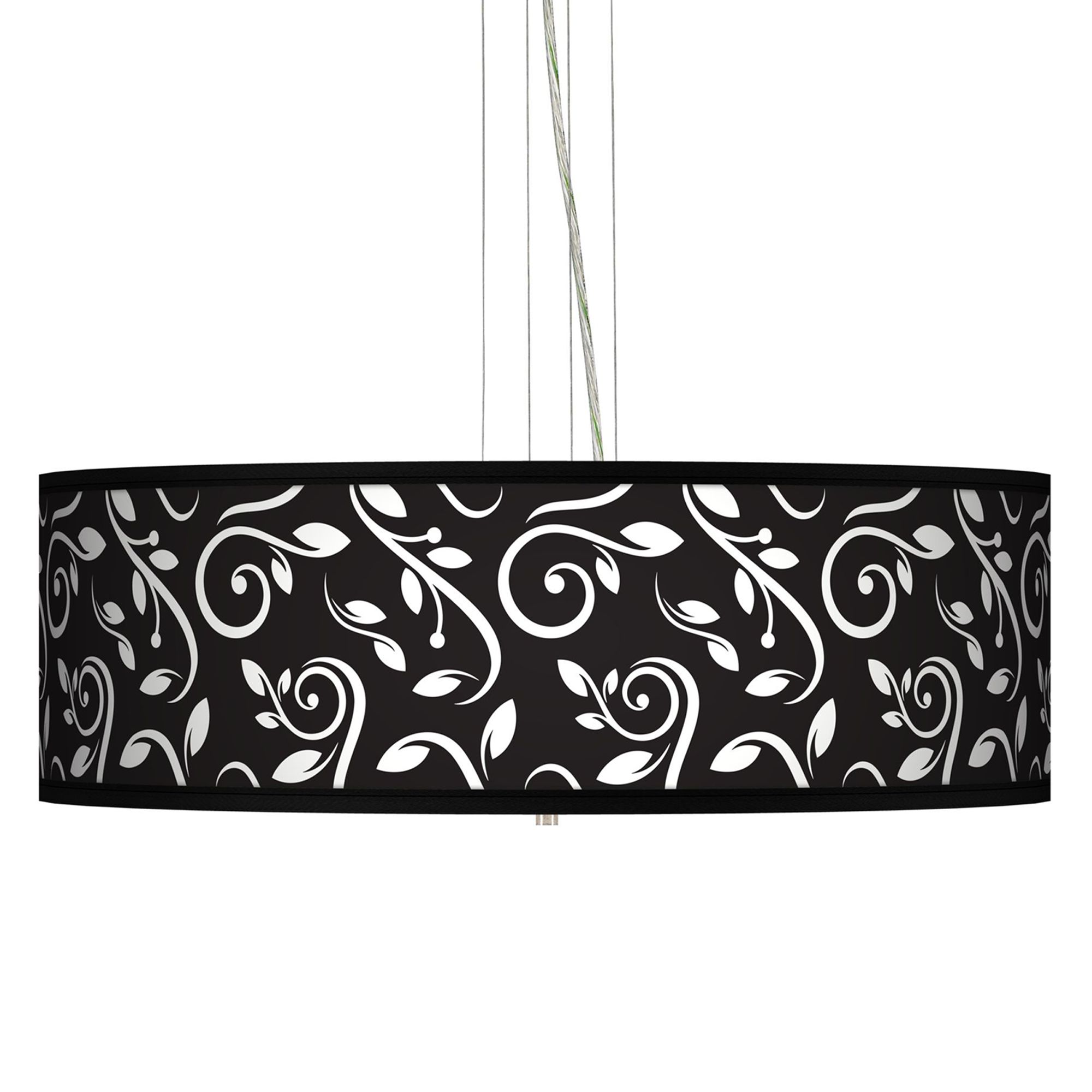 Swirling Vines 24" Wide 4-Light Pendant Chandelier