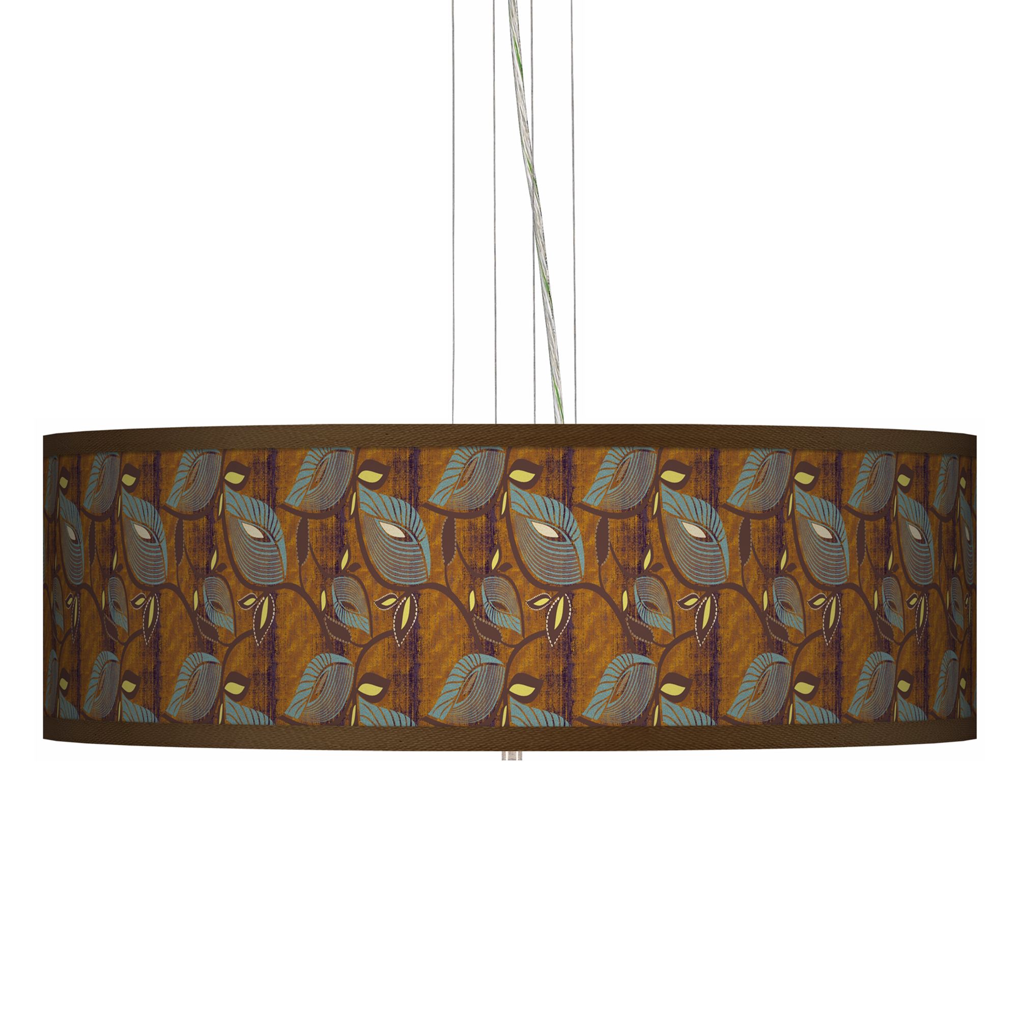 Stacy Garcia Theatric Vine Peacock 24" Wide Pendant Light