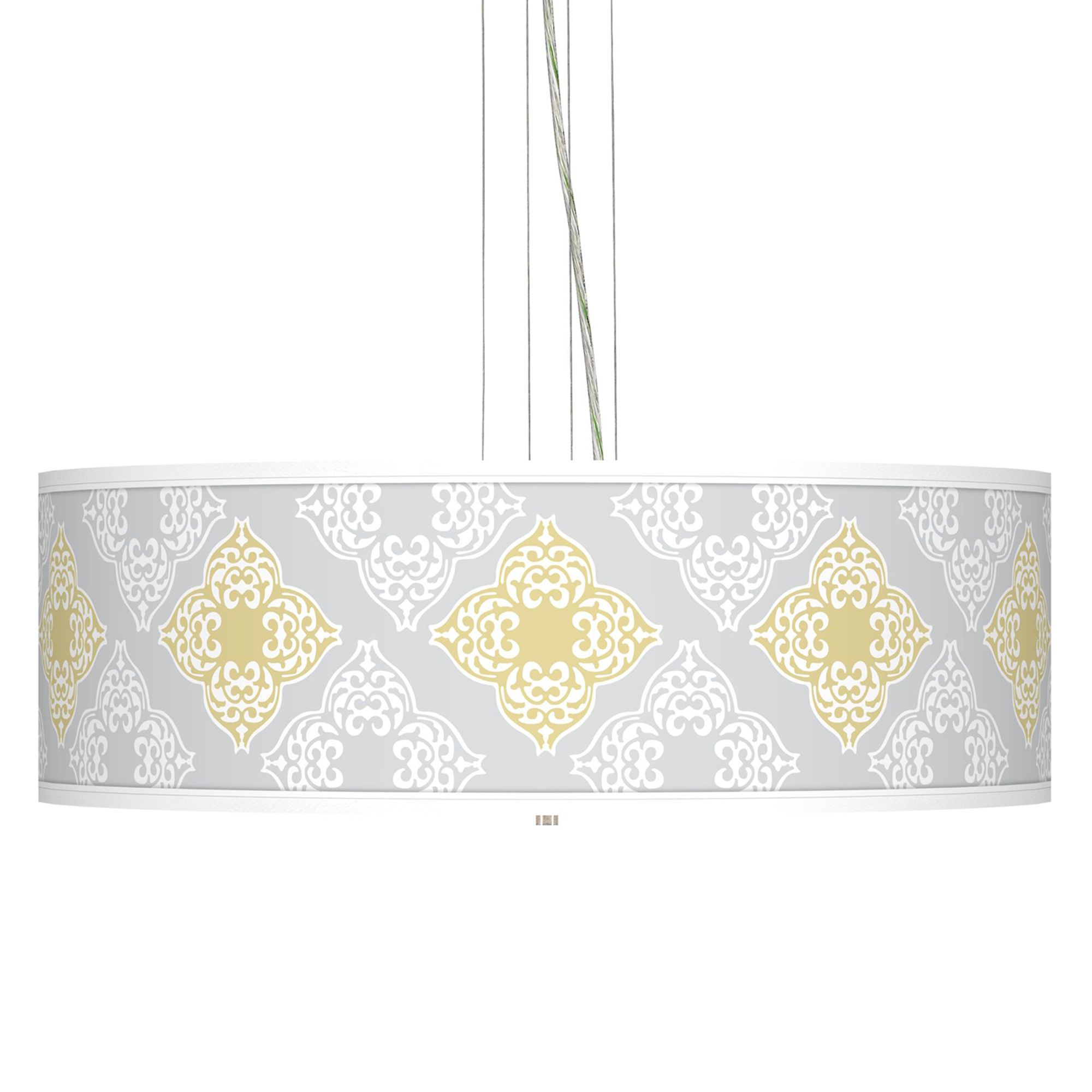 Aster Grey 24" Wide 4-Light Pendant Chandelier