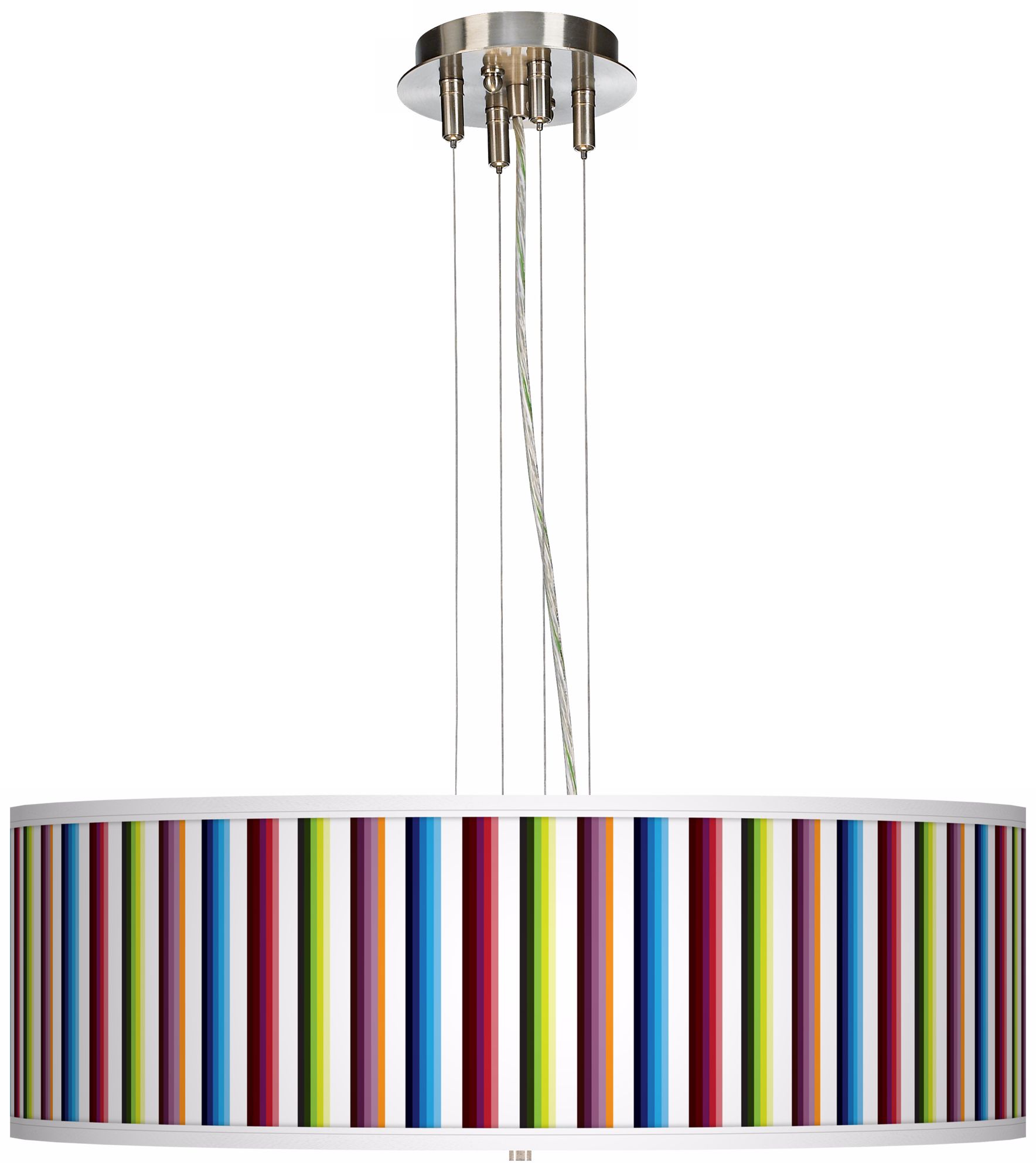 Technocolors 24" Wide 4-Light Pendant Chandelier