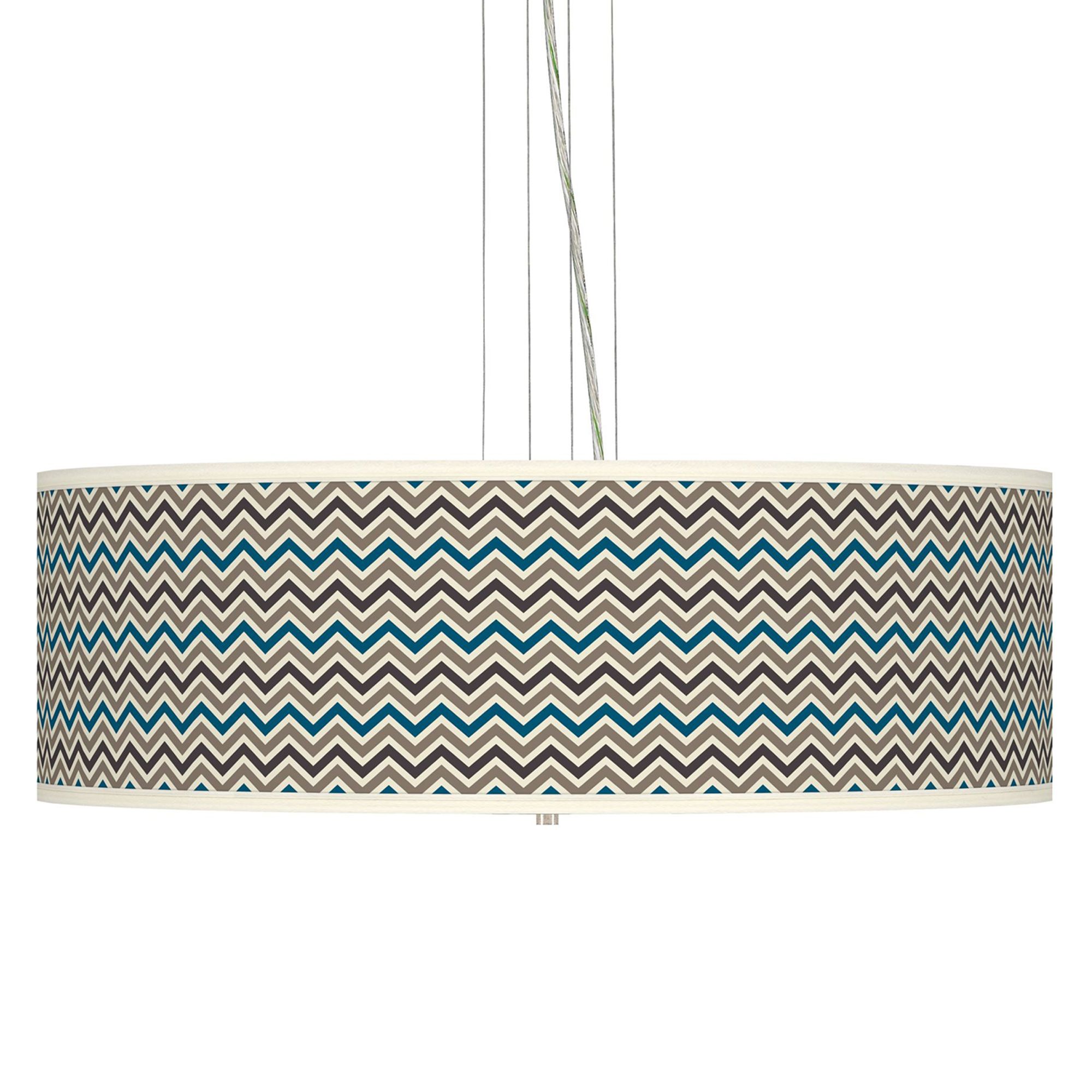 Zig Zag 24" Wide 4-Light Pendant Chandelier