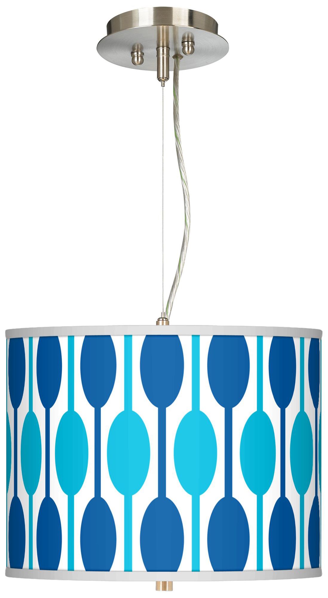 Jet Set Giclee 13 1/2" Wide Pendant Chandelier