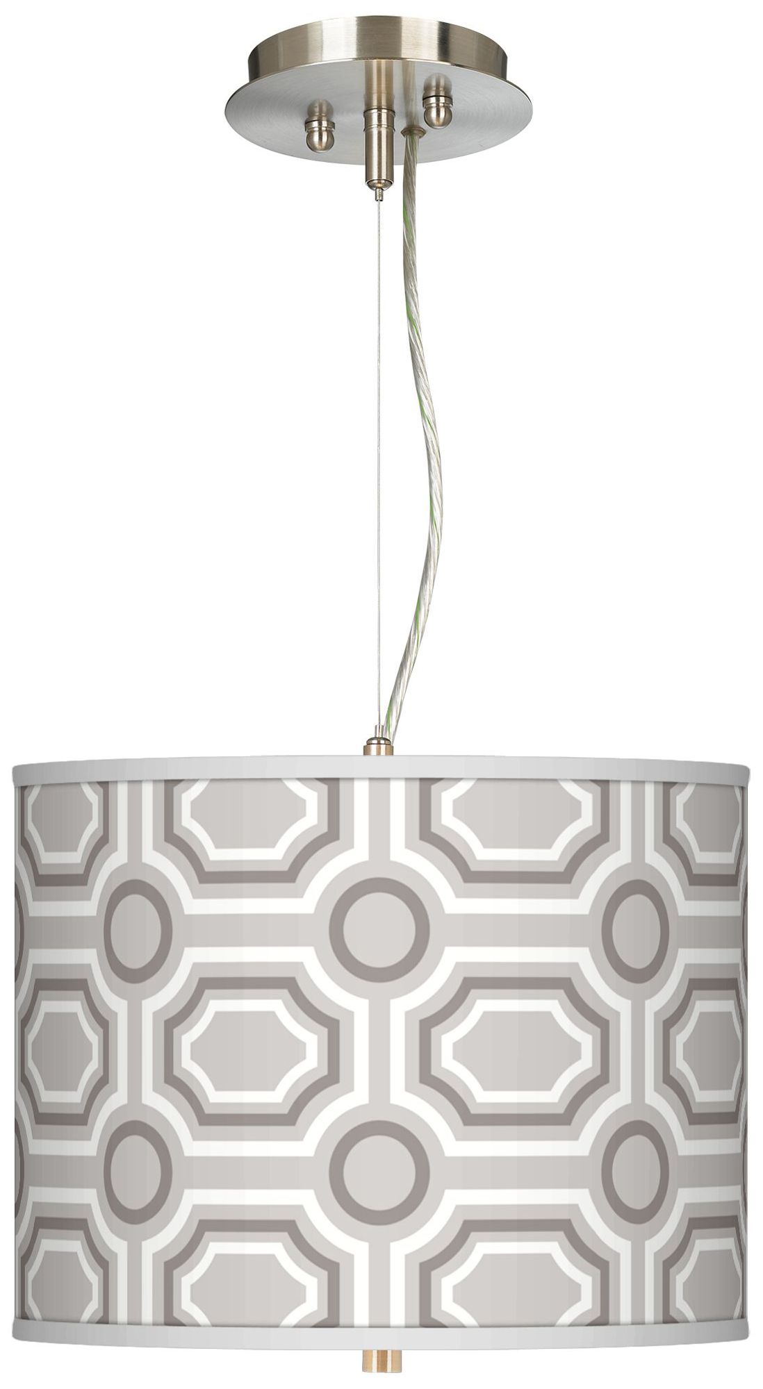 Luxe Tile Giclee 13 1/2" Wide Pendant Chandelier
