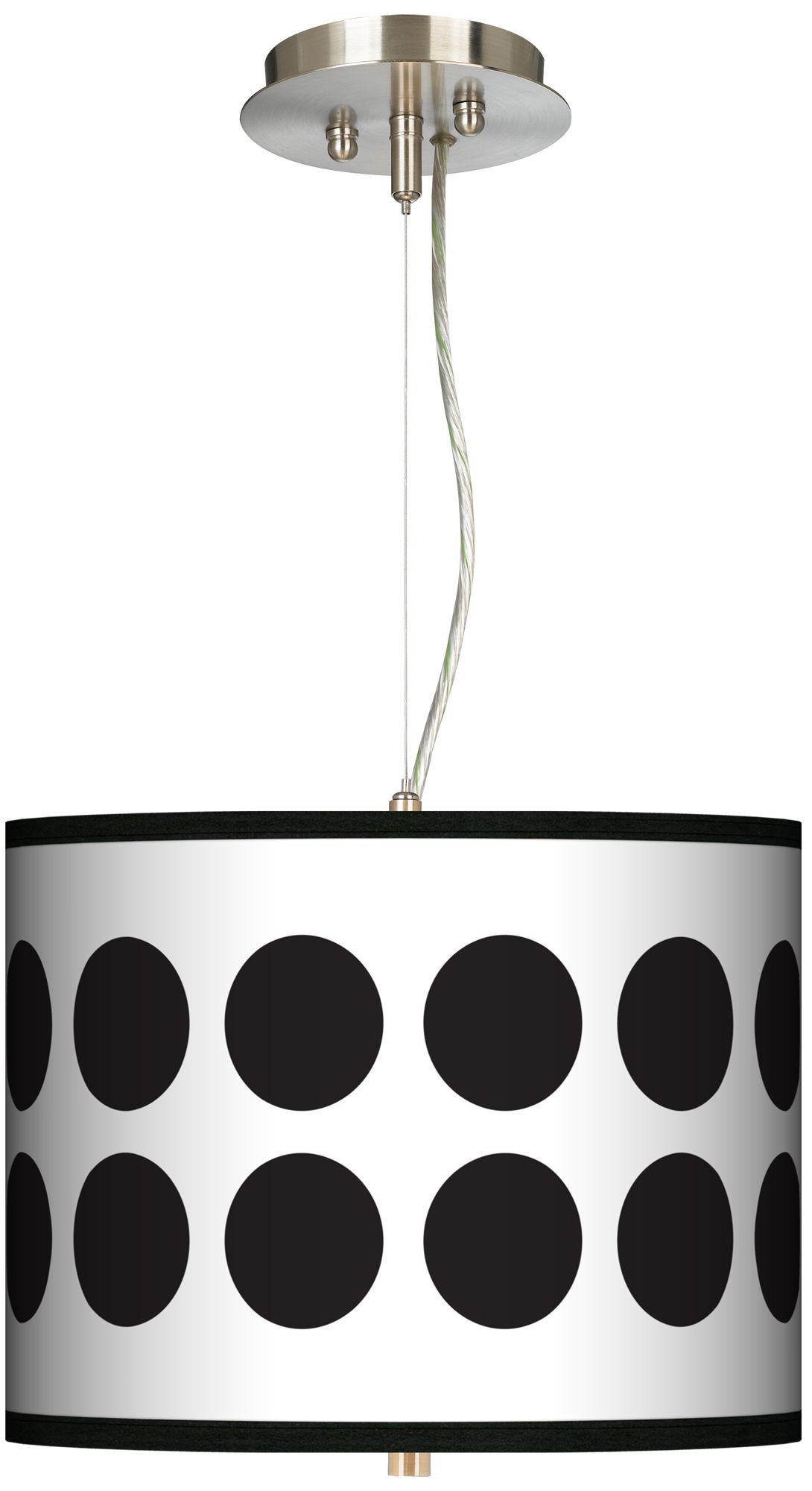 Black Orbs 13 1/2" Wide Pendant Chandelier