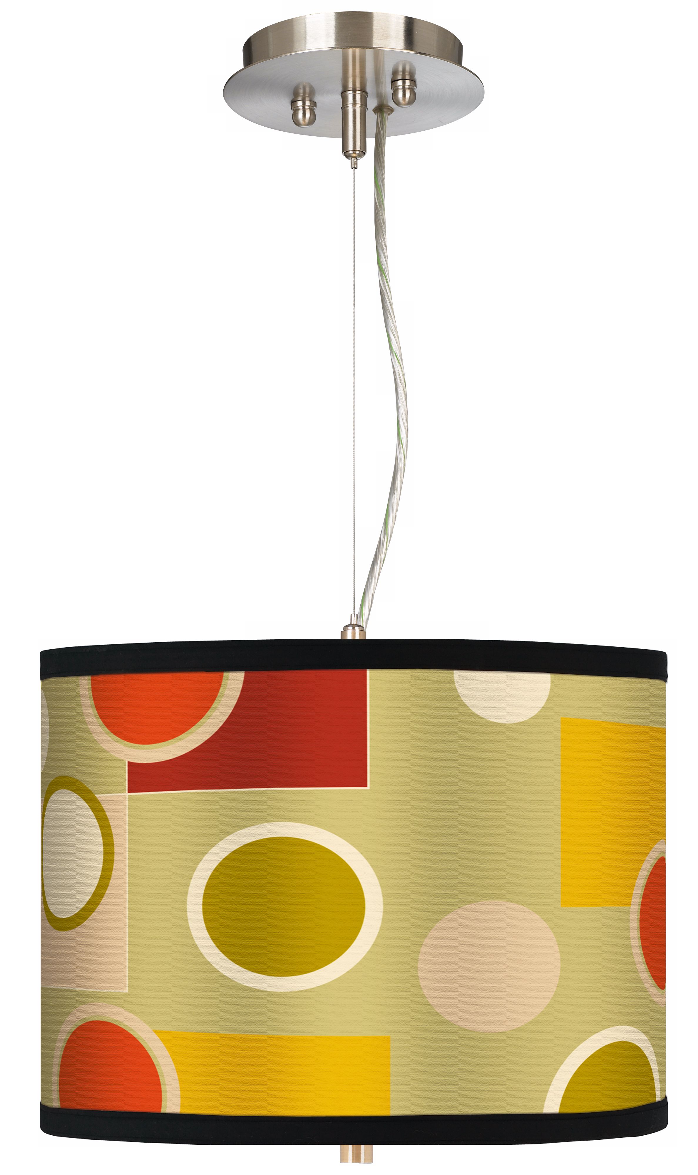 Retro Citrus Medley 13 1/2" Wide Pendant Chandelier