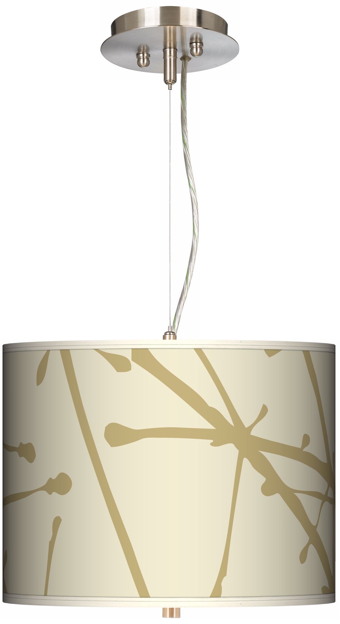 Stacy Garcia Calligraphy Tree Birch 13 1/2" Pendant Light