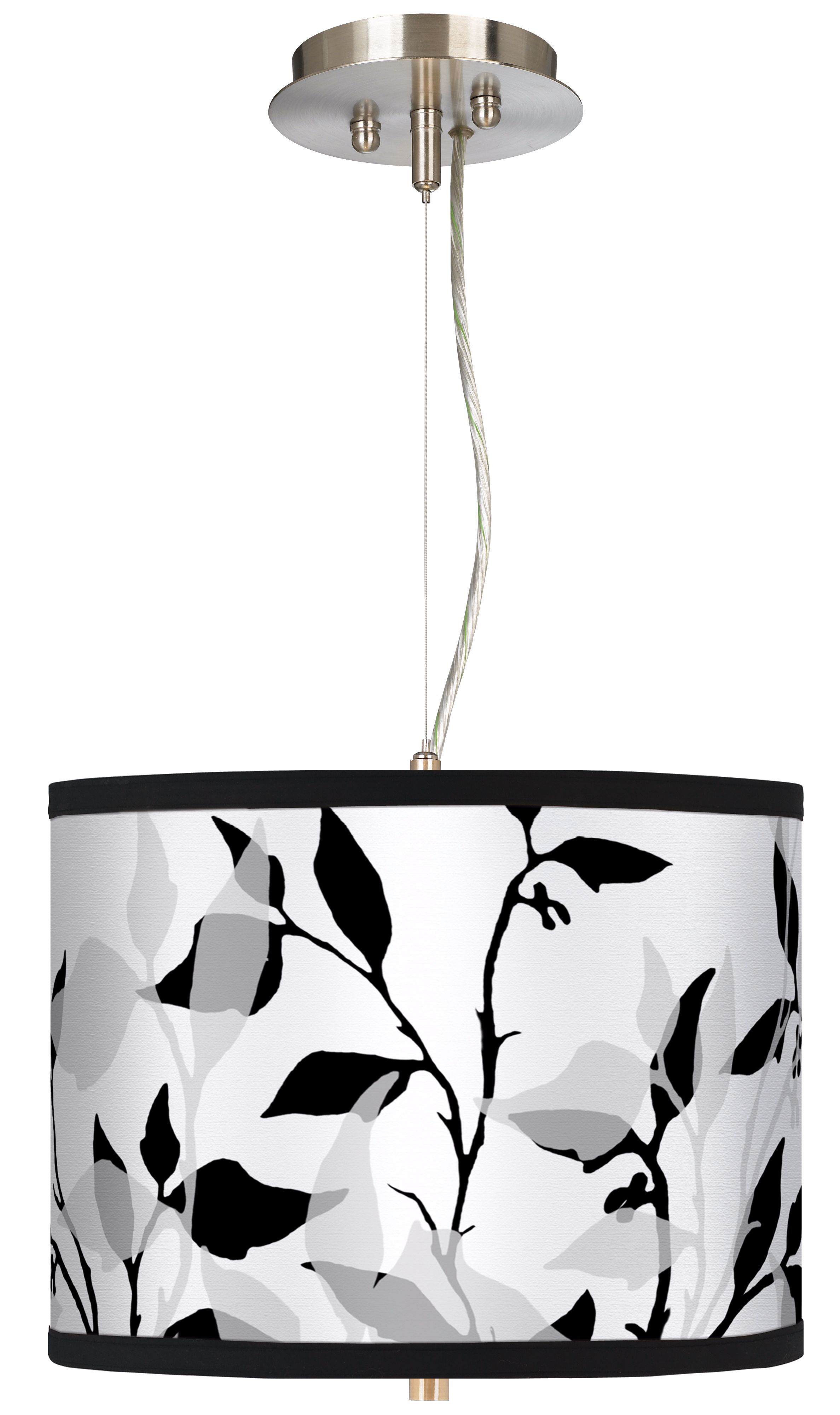 Three Tone Leaves 13 1/2" Wide Pendant Chandelier
