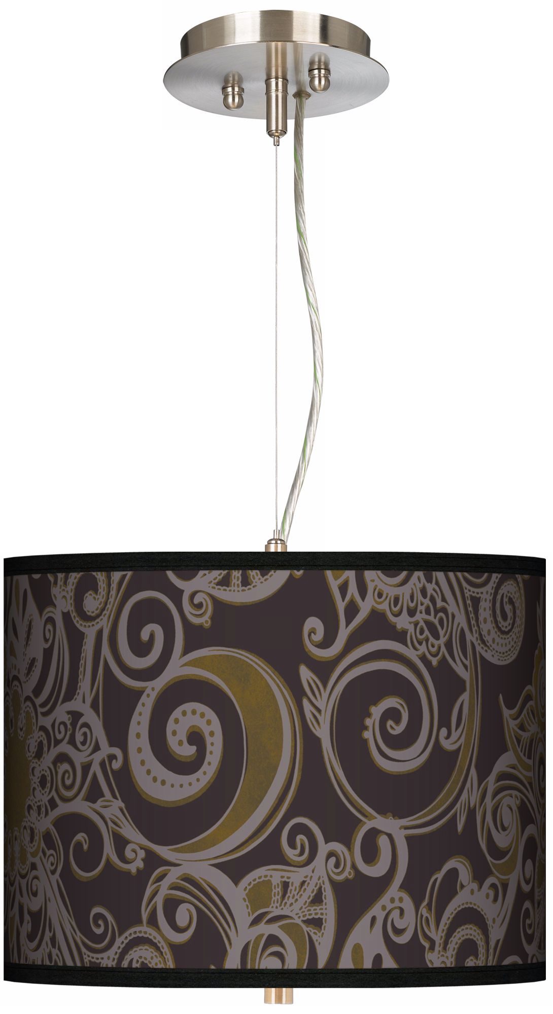 Stacy Garcia Ornament Metal 13 1/2" Pendant Chandelier