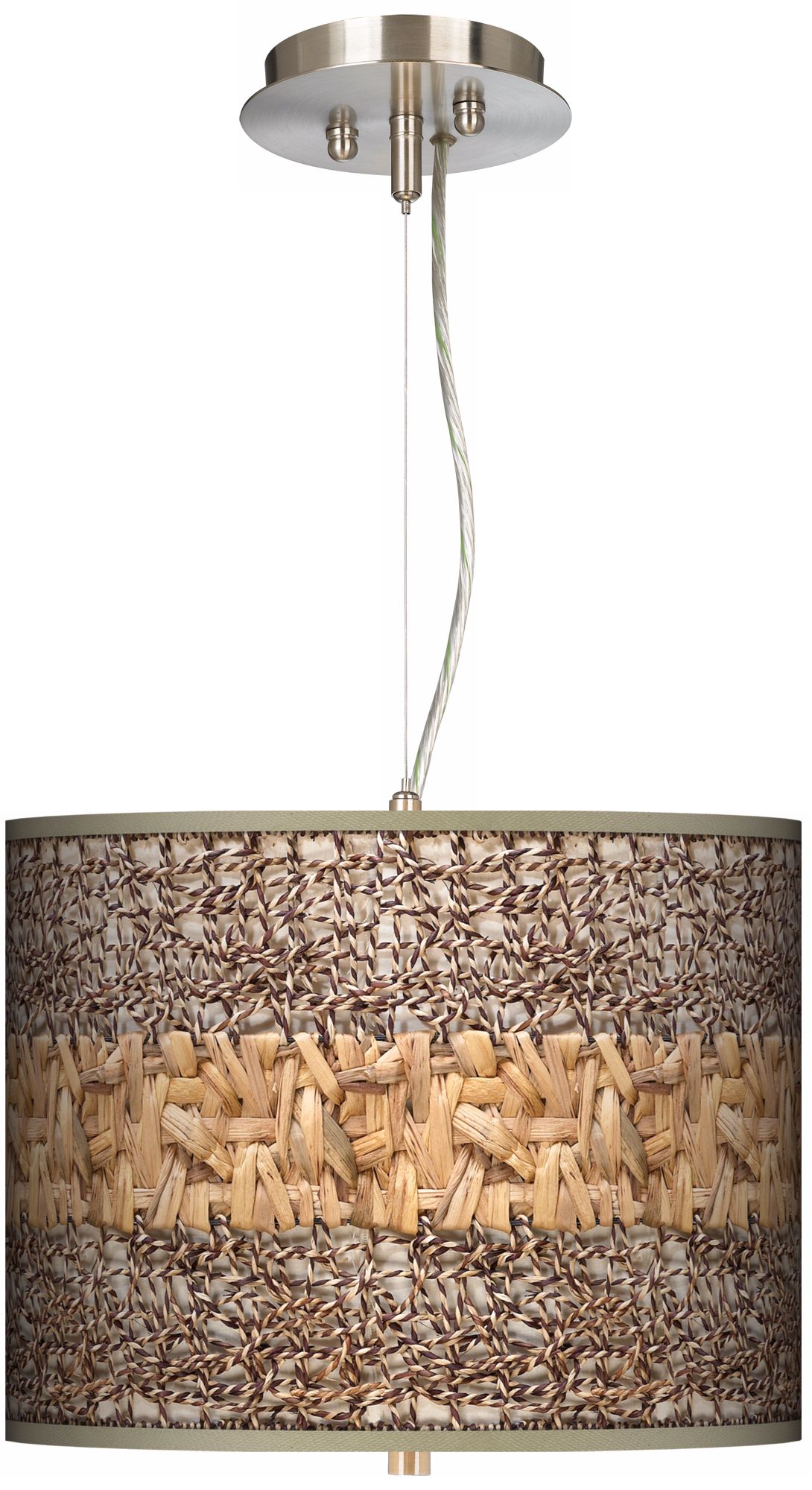 Woven Fundamentals 13 1/2" Wide Pendant Chandelier