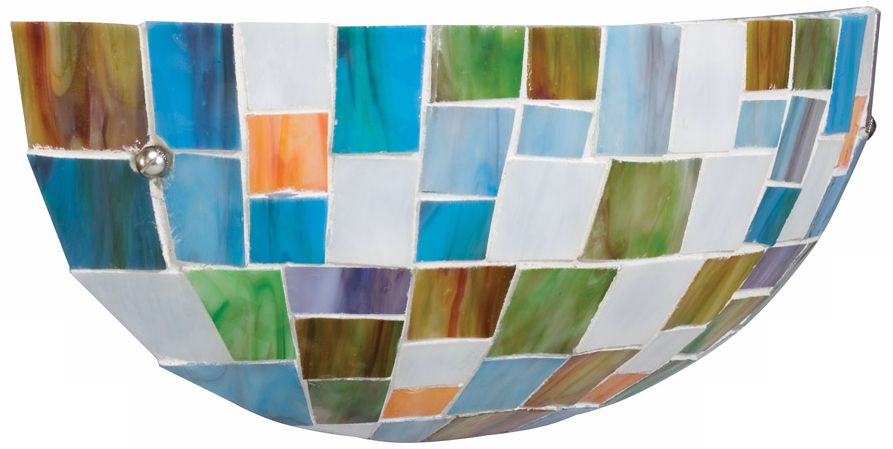 Kichler Mosaic Glass ENERGY STAR 5 1/2" High Wall Sconce