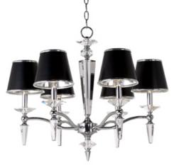 Manhattan Chrome Six Light Chandelier