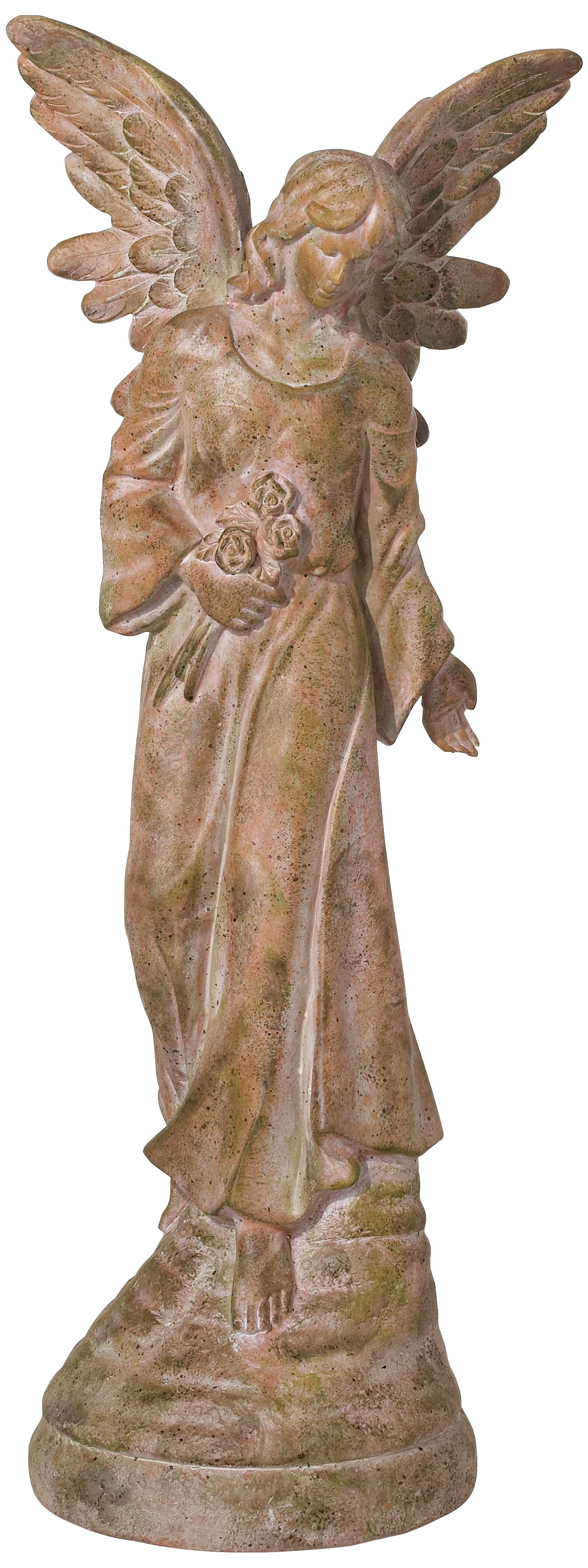 Angel with Flowers Decorative Sculpture