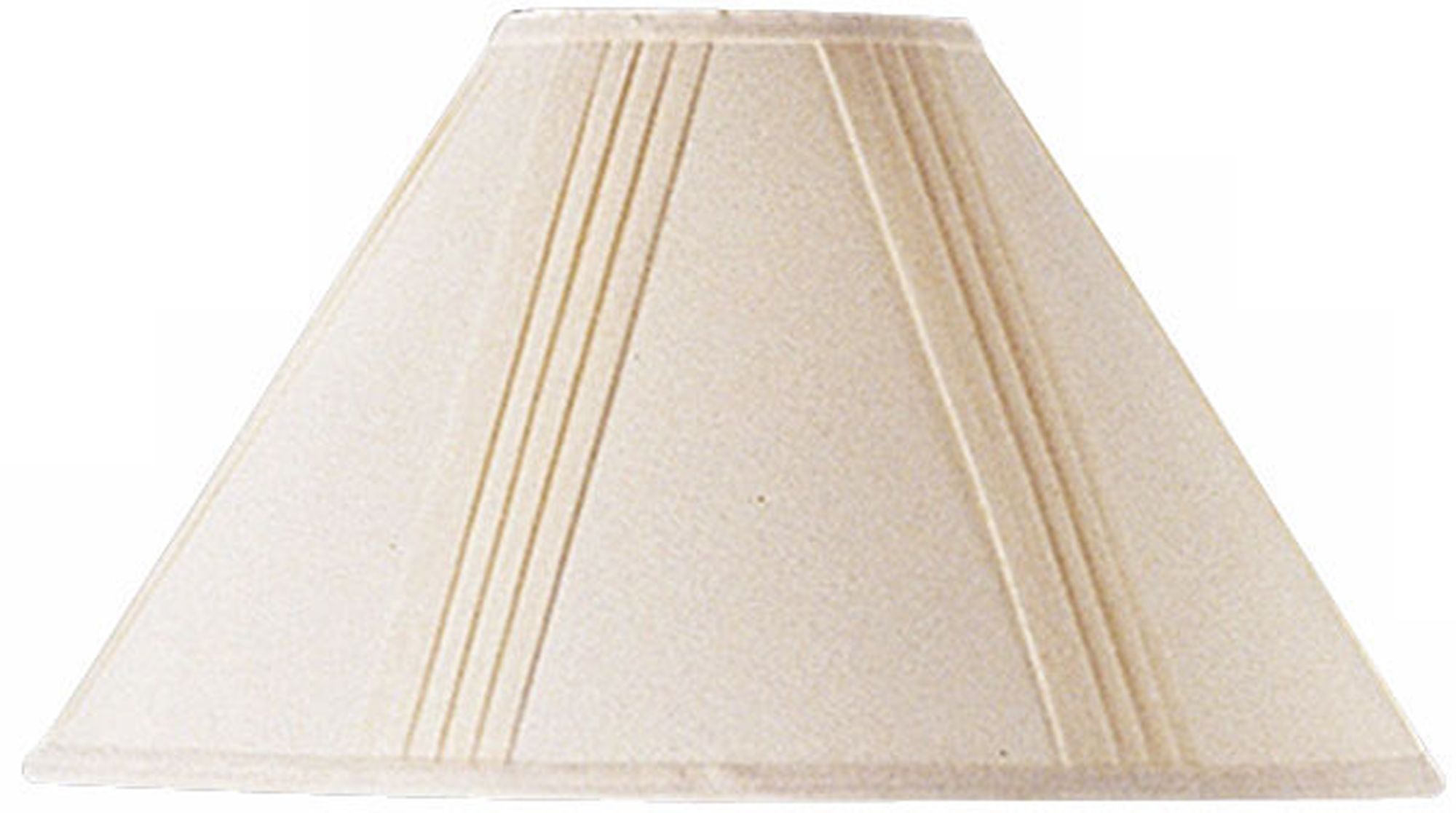 Linen Side Pleated Empire Shade 6x19x12 (Spider)