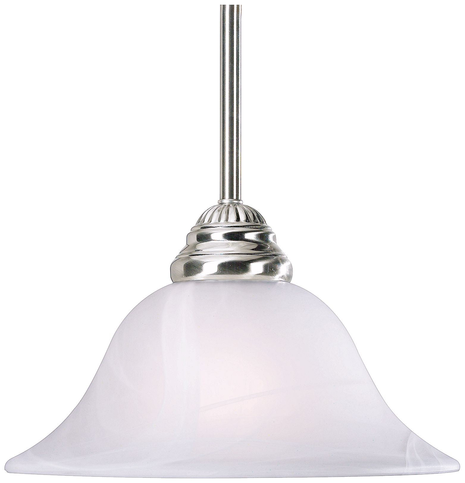 Brushed Steel Monopoint Chandelier