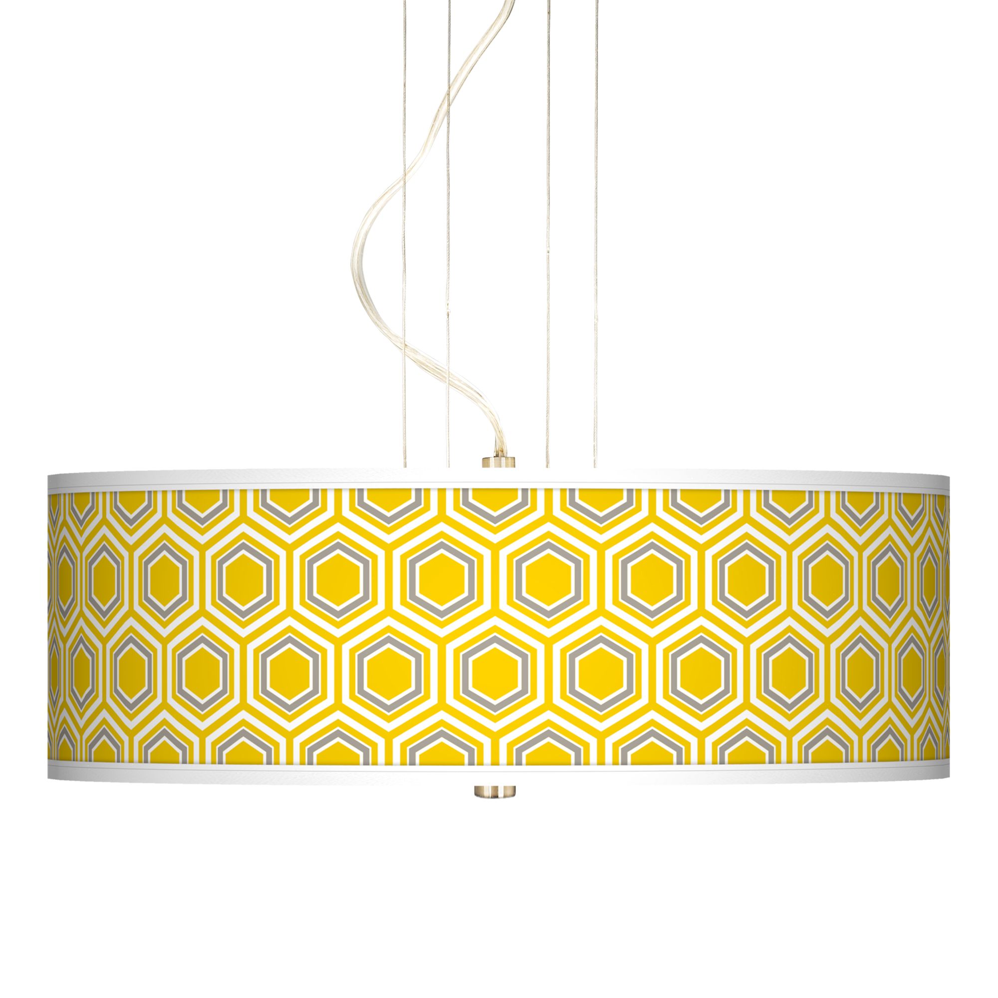Honeycomb 20" Wide 3-Light Pendant Chandelier