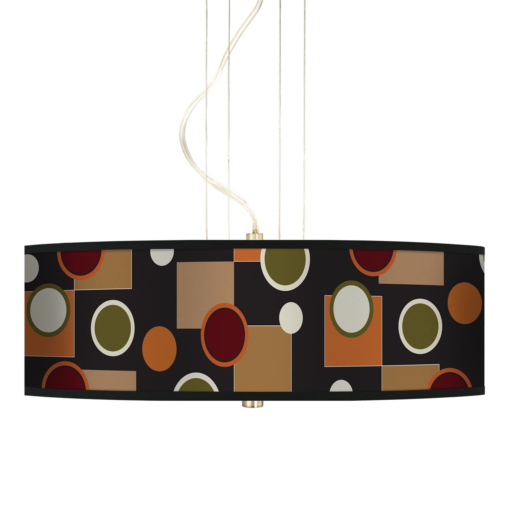 Retro Medley 20" Wide 3-Light Pendant Chandelier