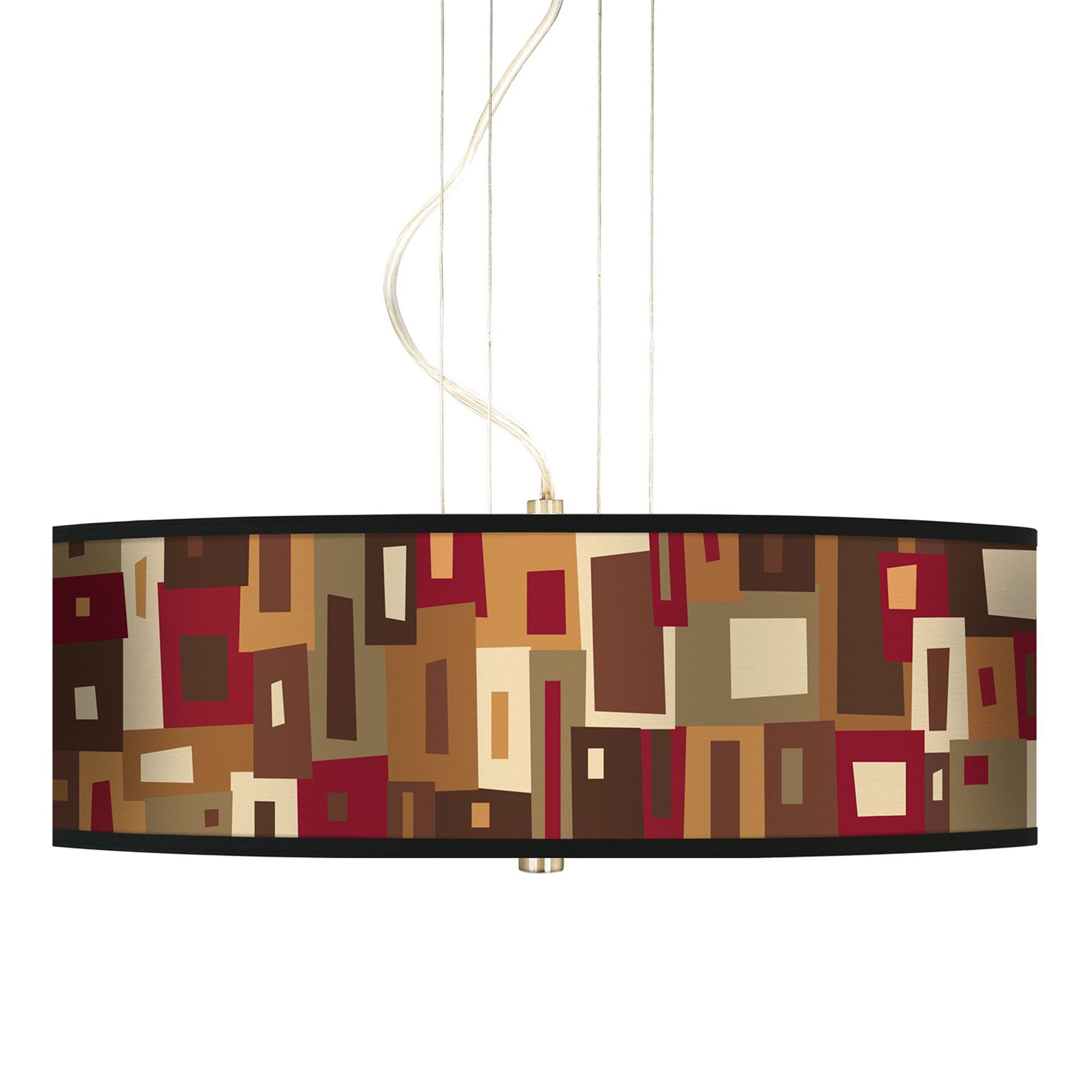 Earth Palette 20" Wide 3-Light Pendant Chandelier