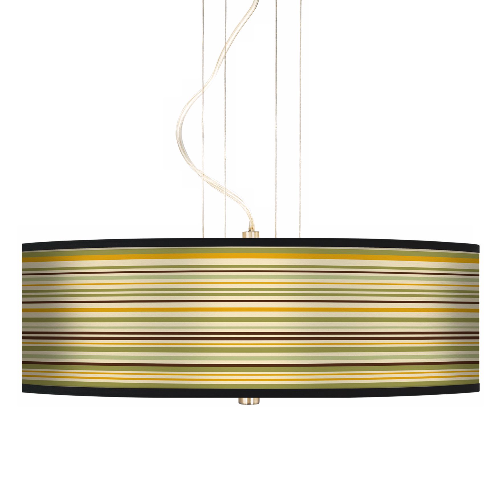 Stacy Garcia Avocado Stripe 20" Wide Giclee Pendant