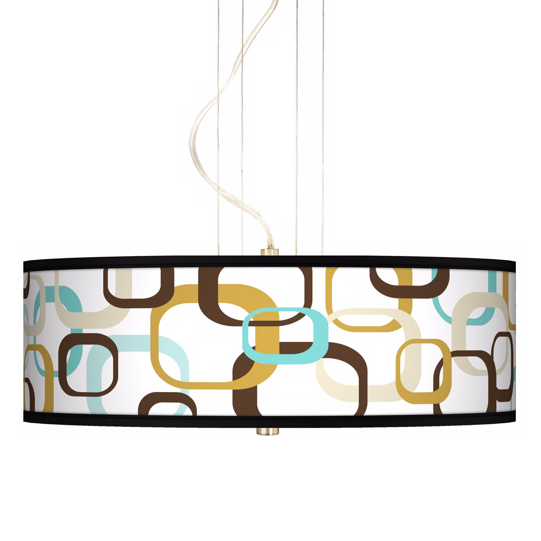 Countess Square Scramble 20" Wide 3-Light Pendant Chandelier