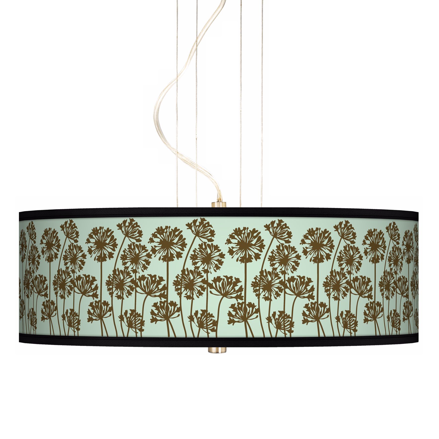 Stacy Garcia African Lily Ice Giclee Pendant Chandelier