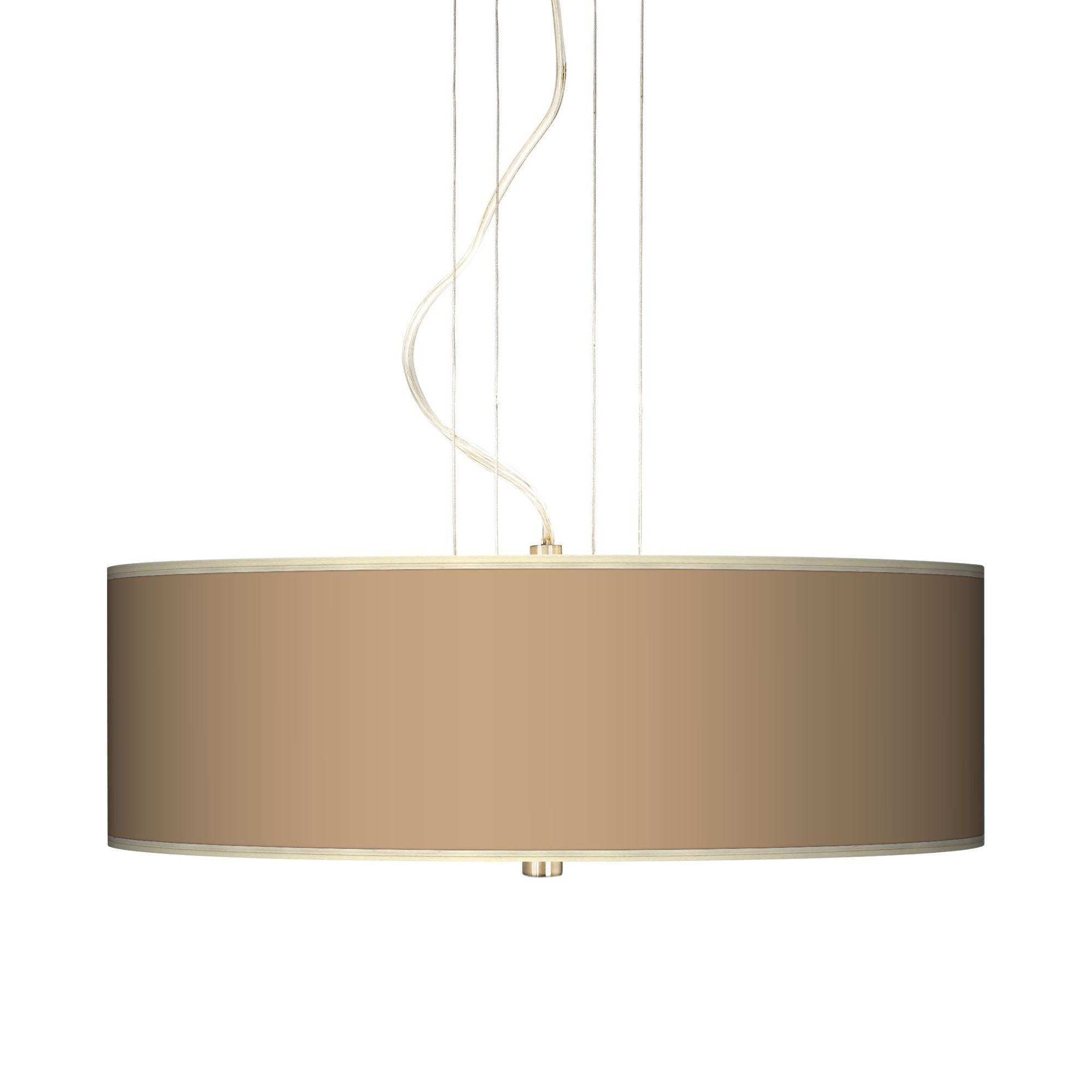 Mesa Tan 20" Wide Three Light Pendant Chandelier