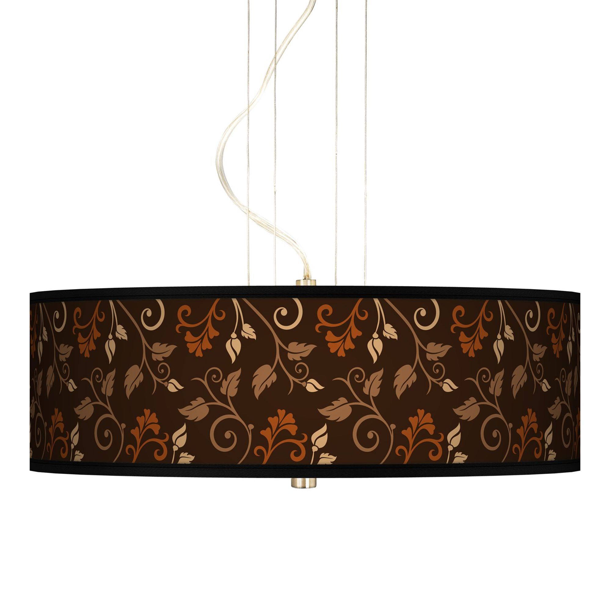 Foliage 20" Wide 3-Light Pendant Chandelier
