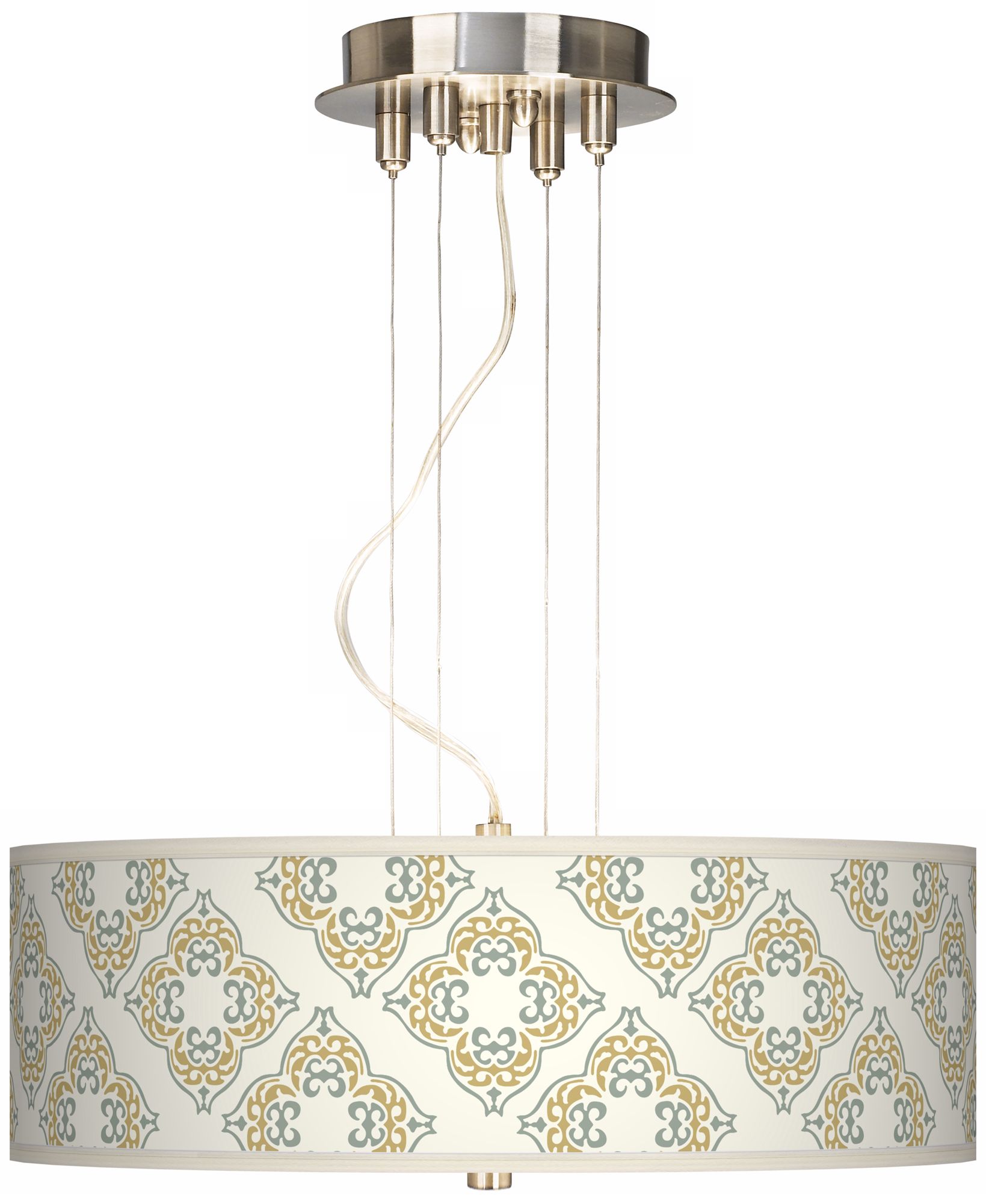Astery Ivory 20" Wide 3-Light Pendant Chandelier