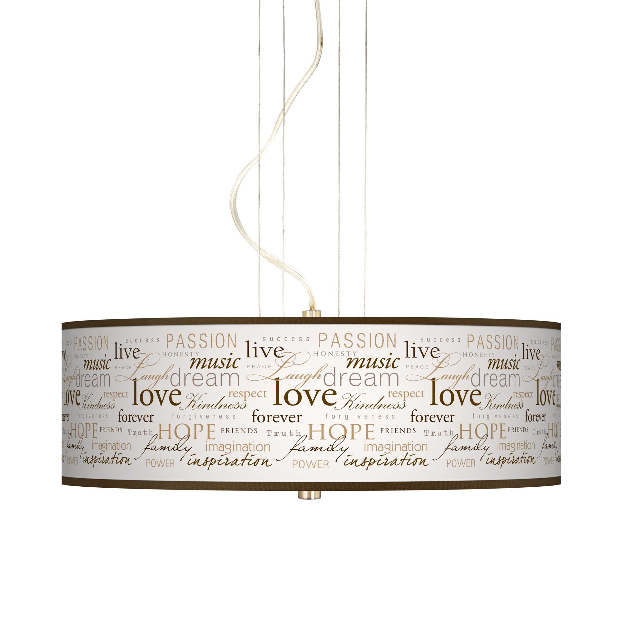 Positivity 20" Wide 3-Light Pendant Chandelier