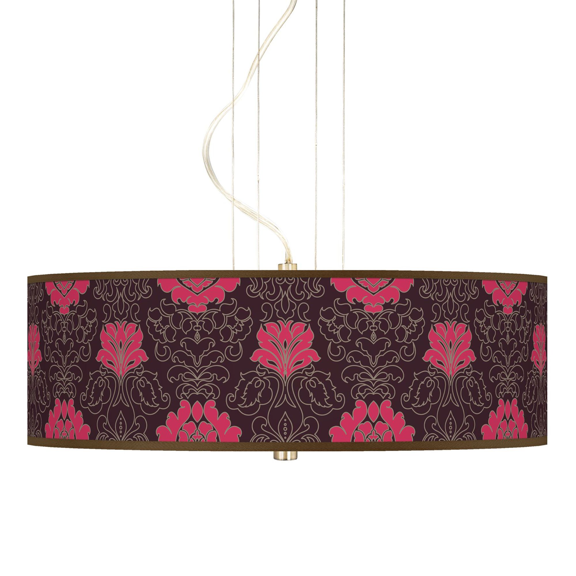 Stacy Garcia Florentia Wild Berry Giclee 20" Wide Pendant