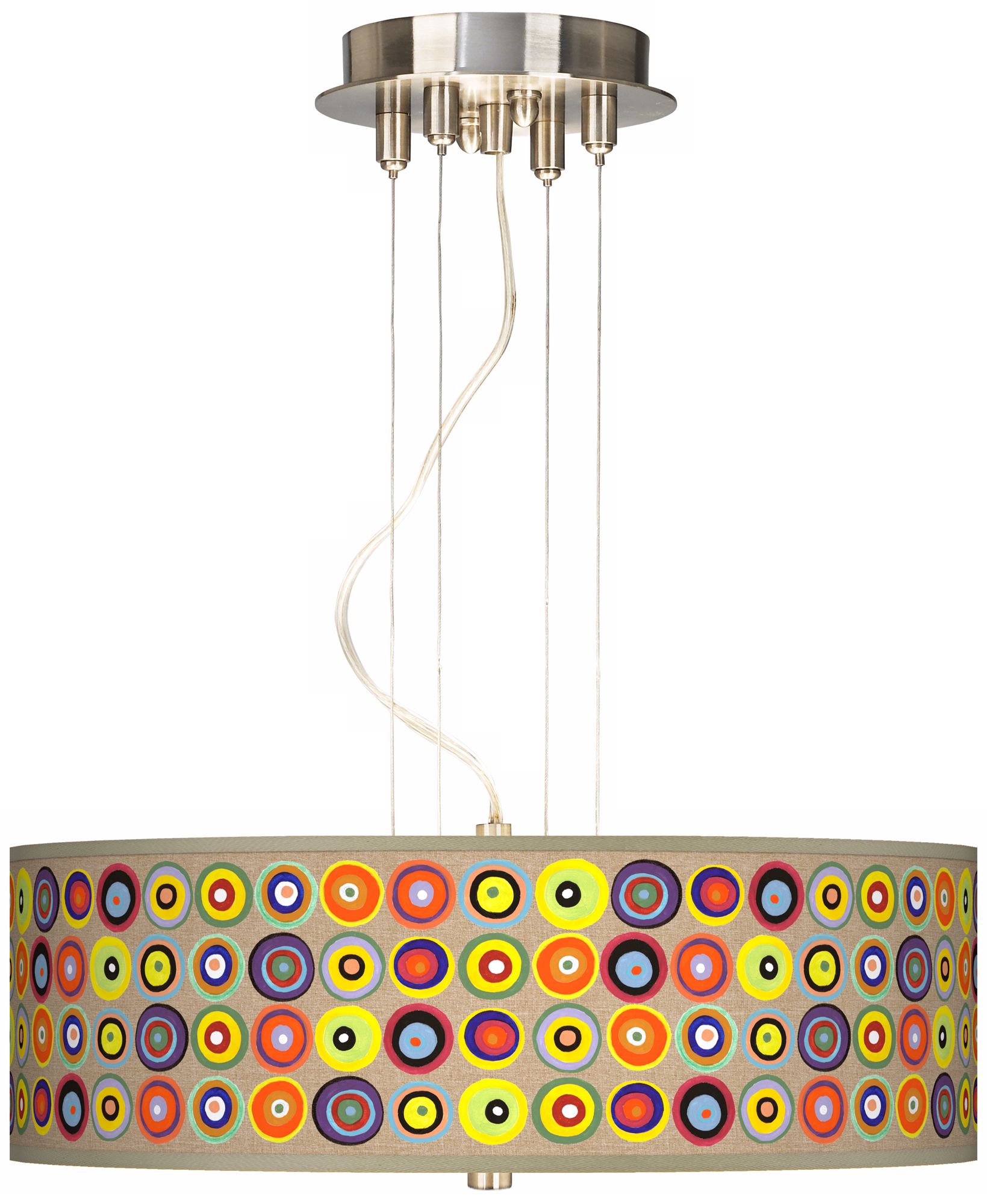 Marbles in the Park 20" Wide Three Light Pendant Chandelier